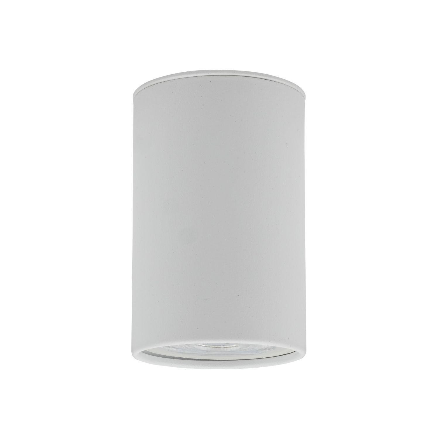 Plafonnier Blanc Métal GU10 Ø 5 cm rond H : 8 cm petit