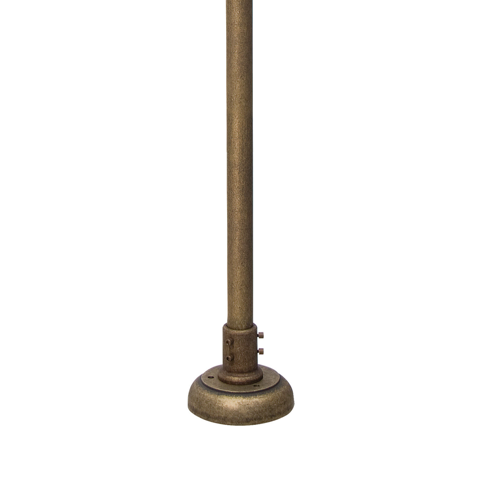 Lanterne de jardin laiton verre 148 cm en bronze antique IP44 E27