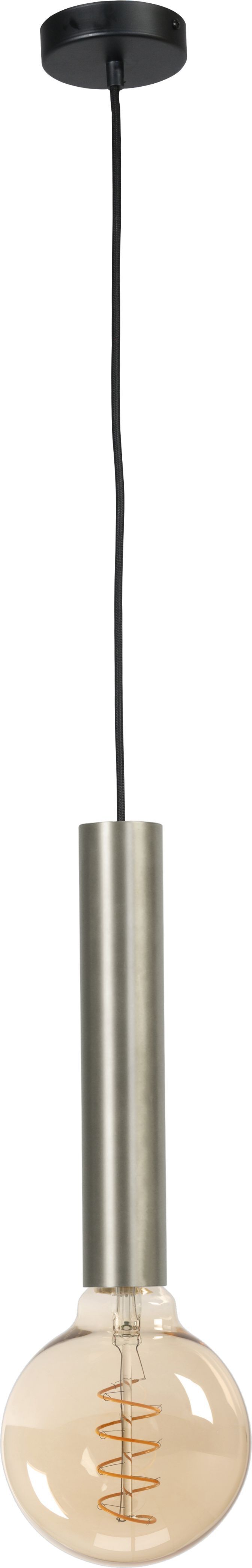 Lampe à suspension en métal nickel noir pour E27 ESJA