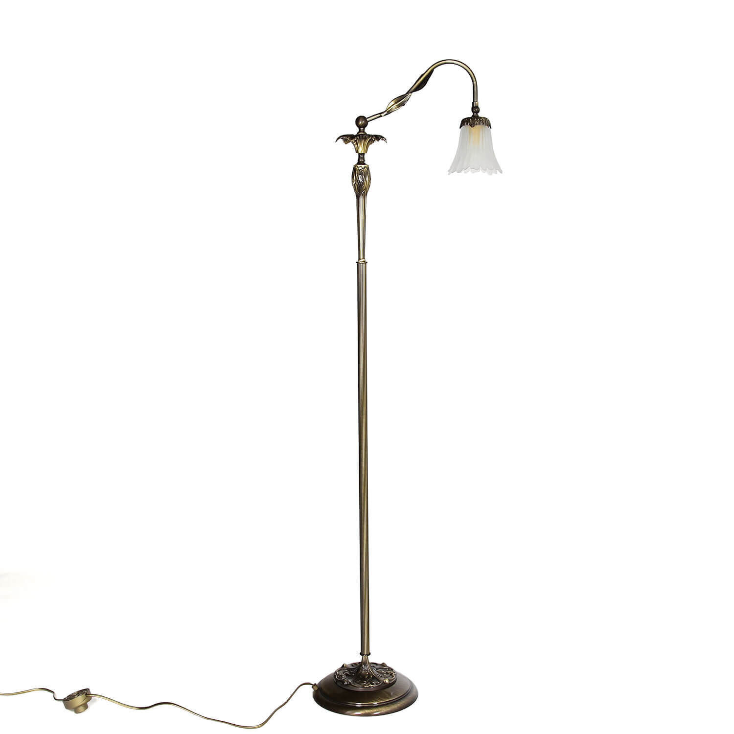 Premium Lampadaire Laiton Bronzé