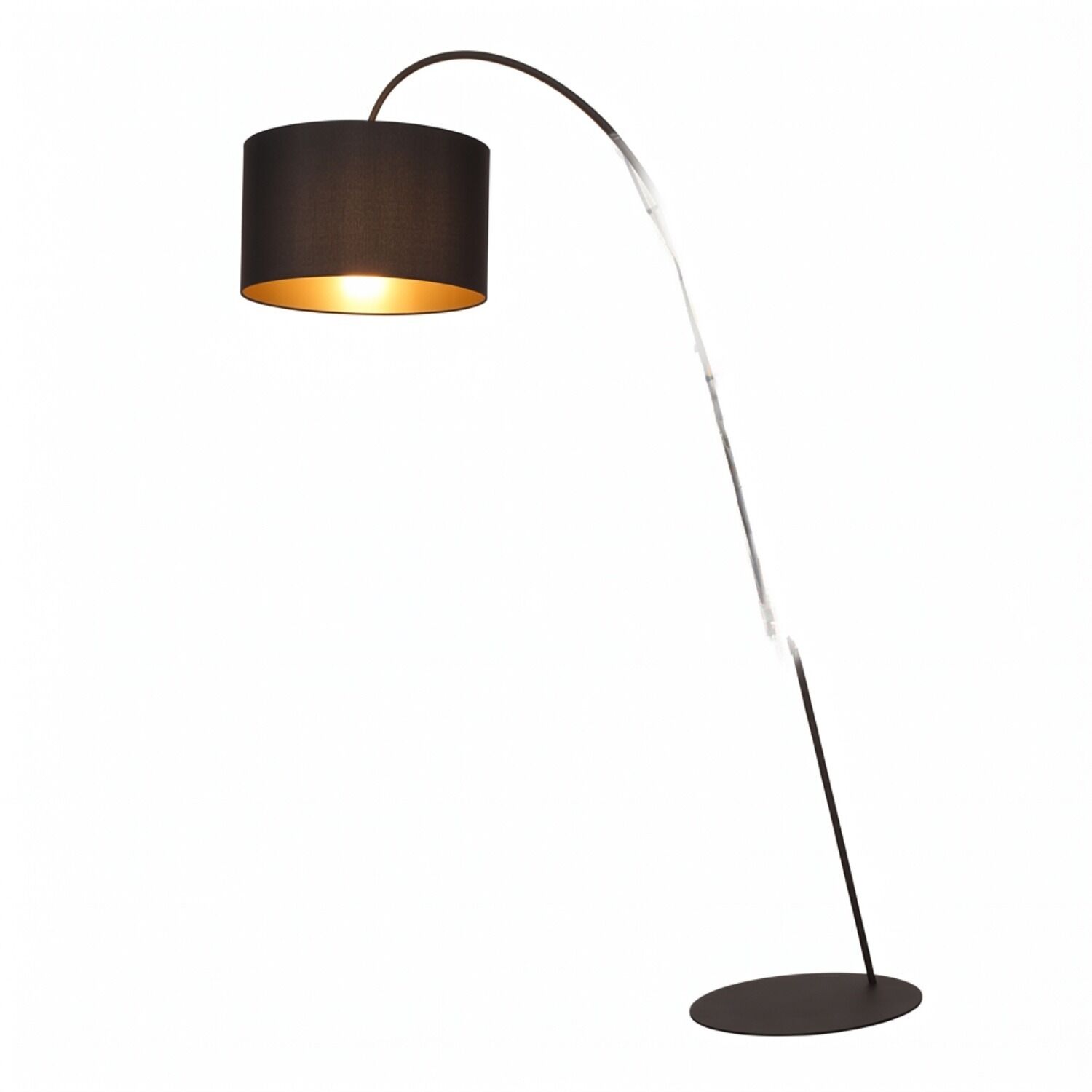 le67106-stehlampe-wohnzimmer-innen-metall-textil-modern-e27-ip20-schwarz-gold-03 teil, tischleuchte, ständer, lampenschirm, dunkelbraun