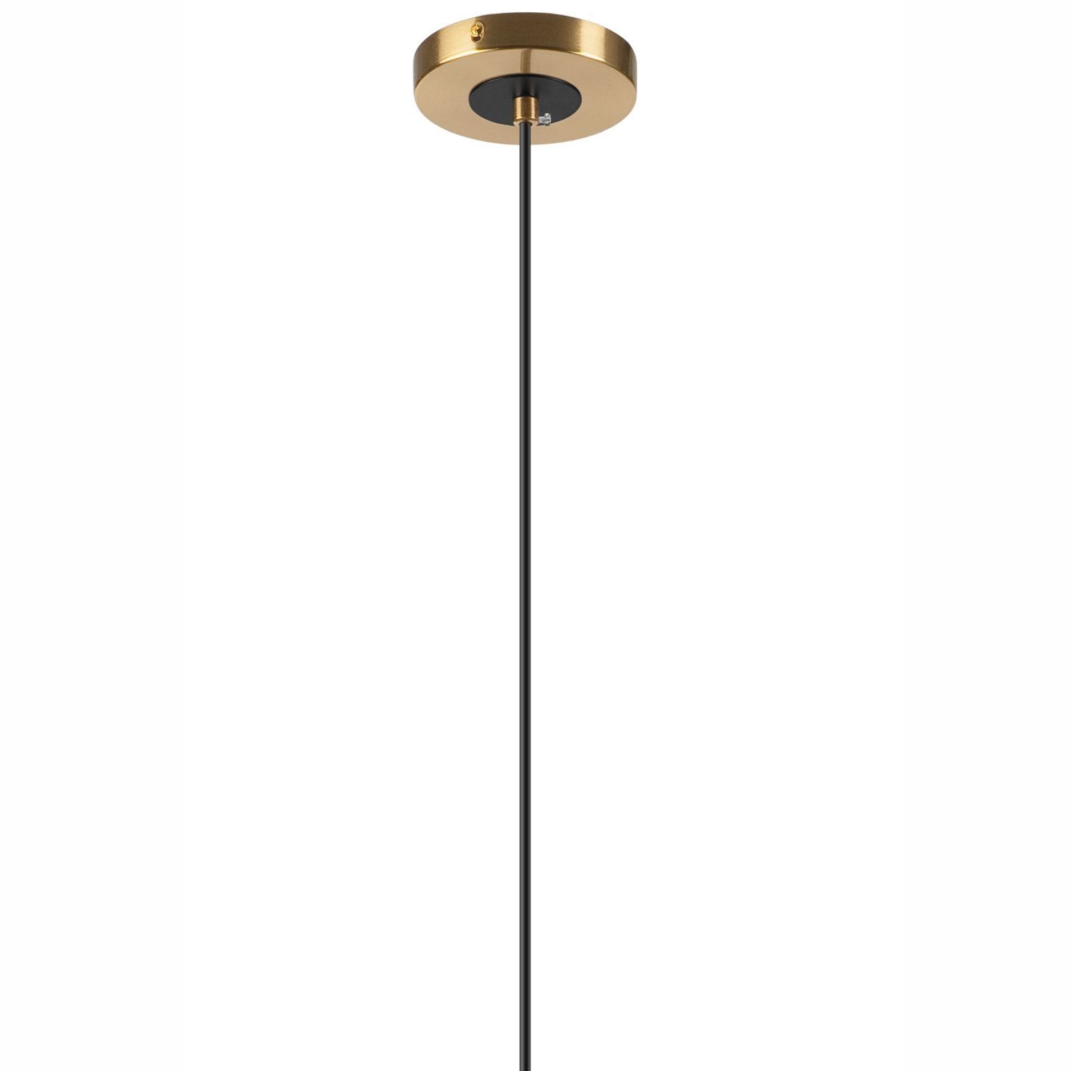 Lampe à suspendre boules de verre en or G9 L:35 cm 3-flamme