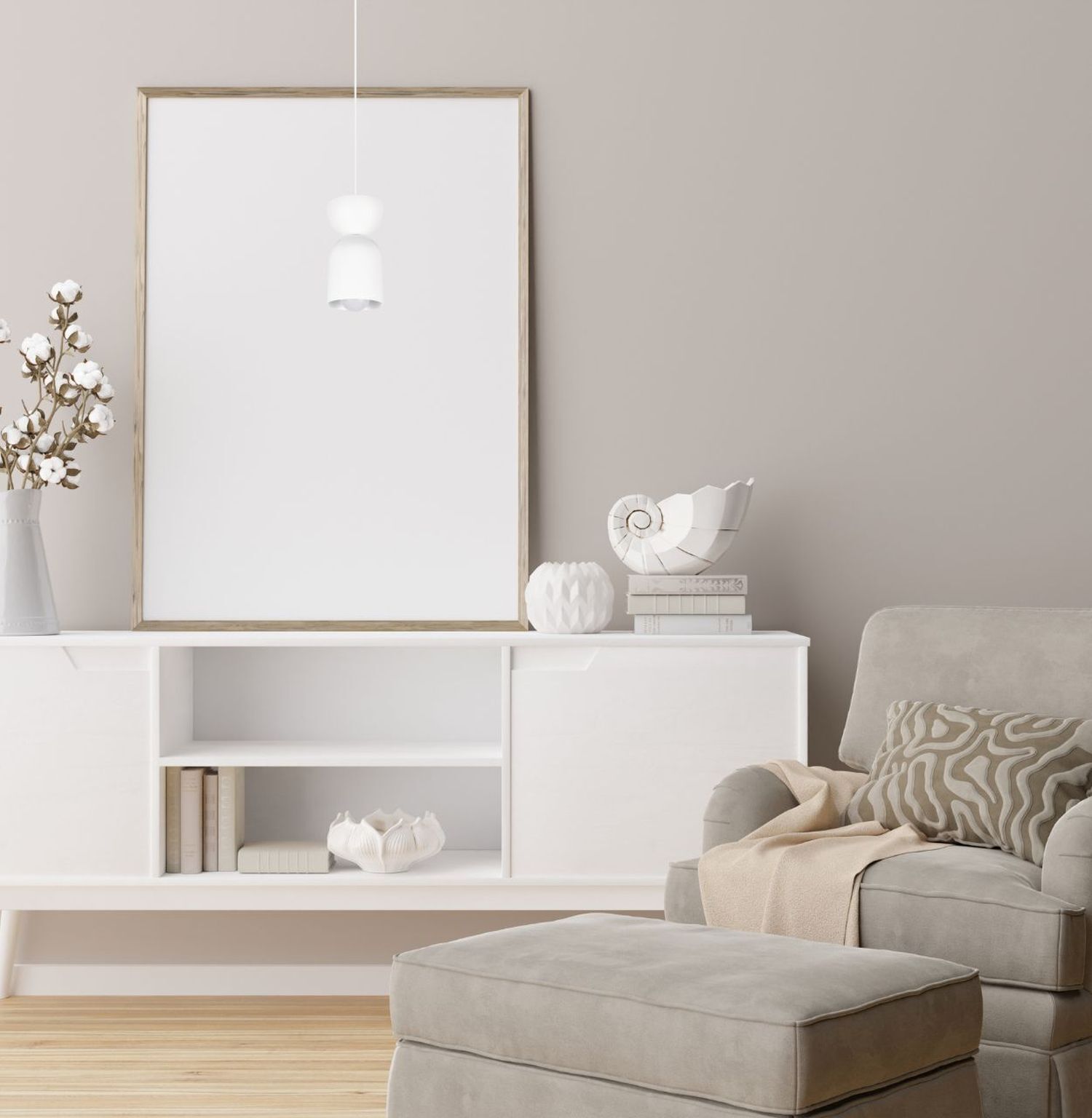 Minimalistische Hängelampe Weiß Zeitlos E27 Ø11 cm rund wohnzimmer, deko, weiße accessoires, hängelampe, skulpturen