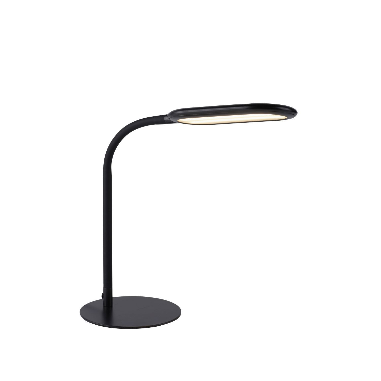 Lampe de table LED flexible noire 3000-6000 K 7 W intensité lumineuse variable