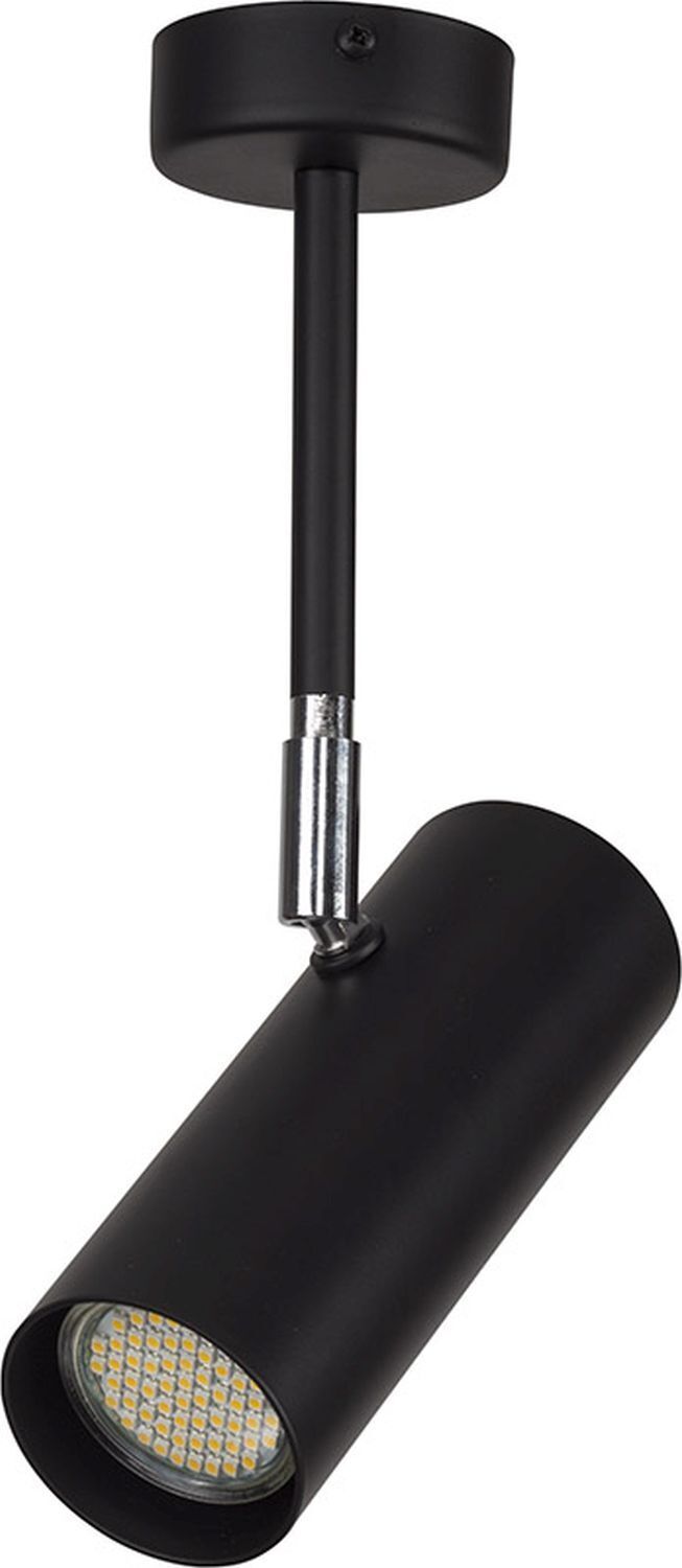 Plafonnier noir ajustable GU10