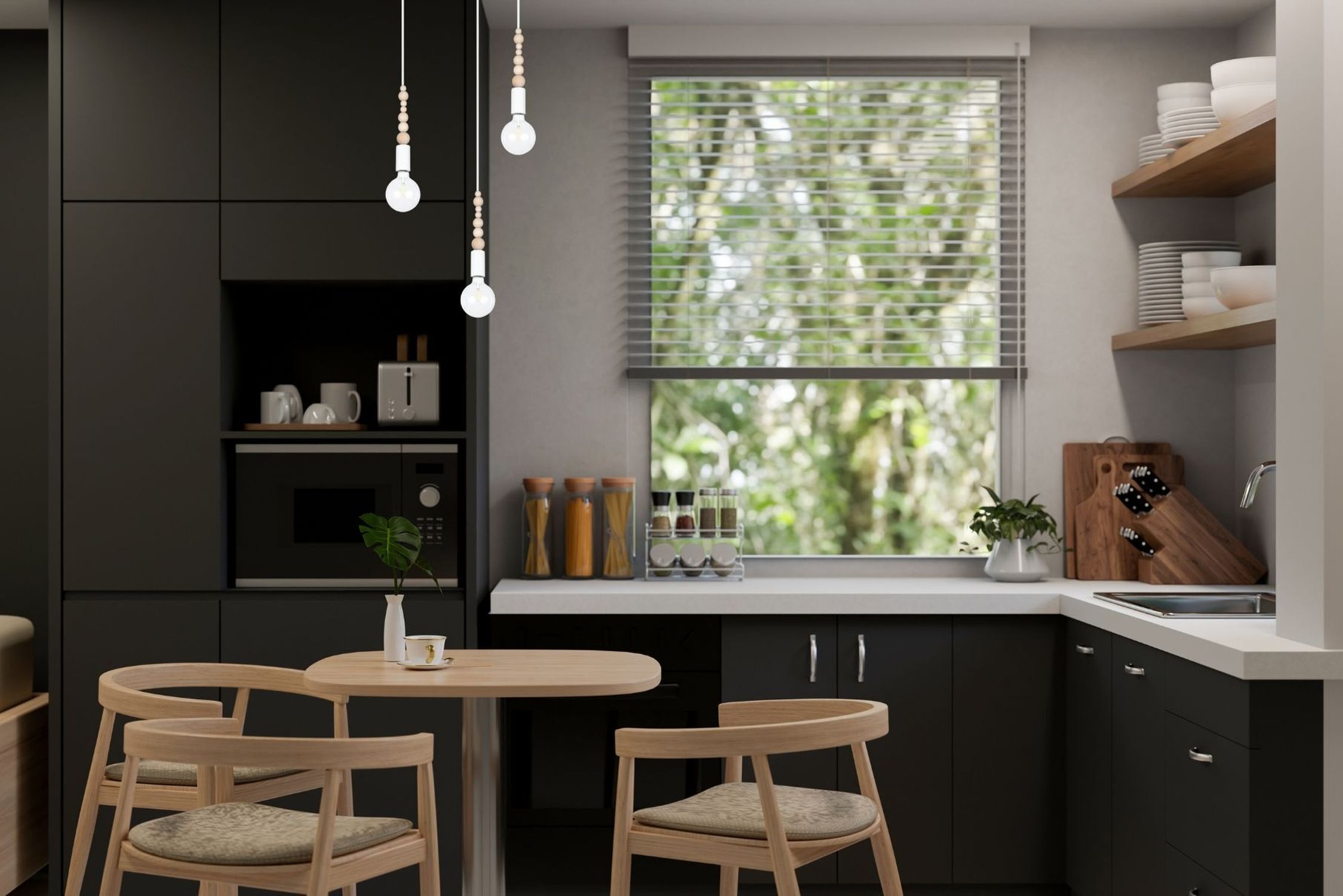 Suspension bois métal blanc E27 Ø30 cm rond 3-flmg Drinnen, Innenarchitektur, Inneneinrichtung, Sinken, Mobiliar