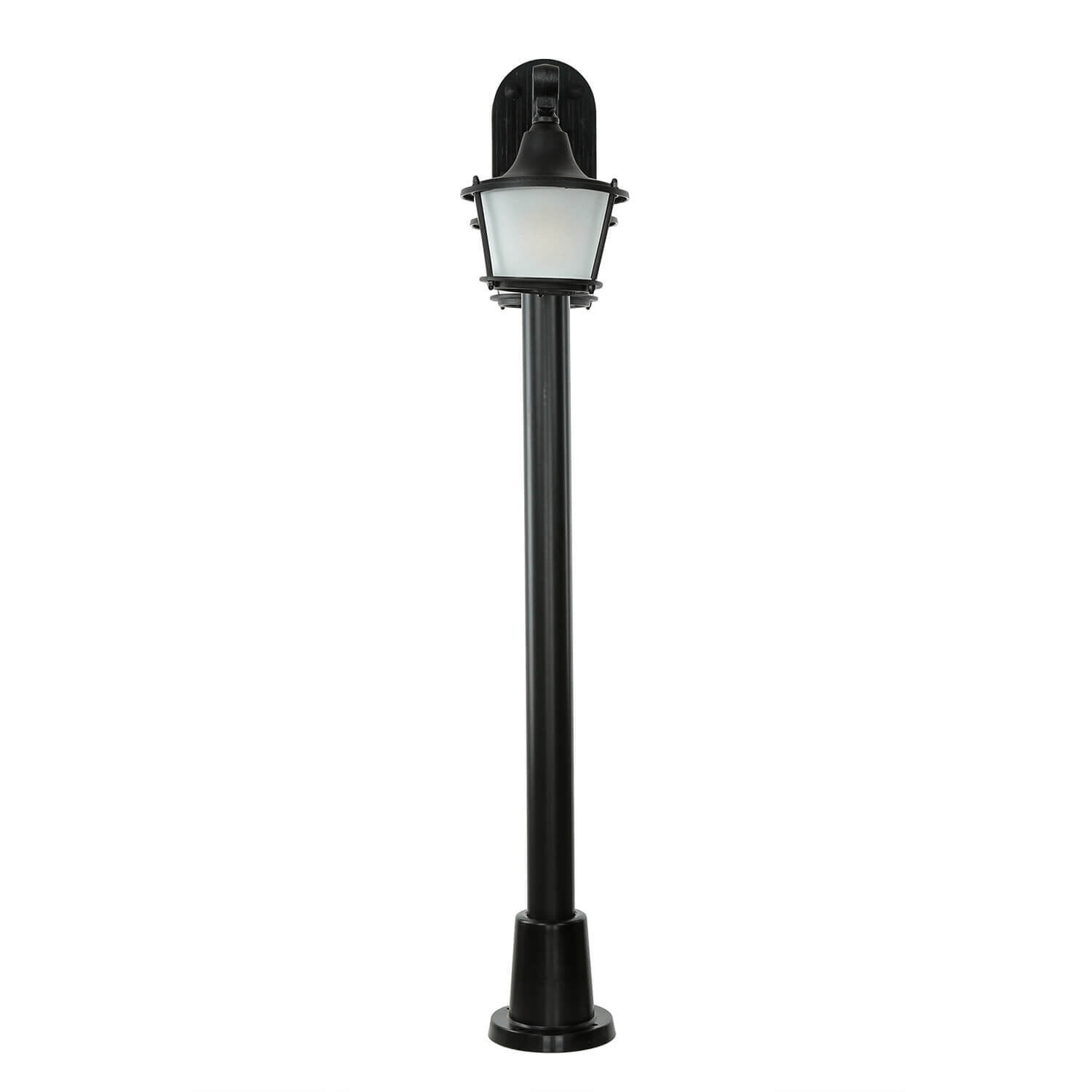 Lampadaire extérieur noir 2flmg rustique OTHONOI