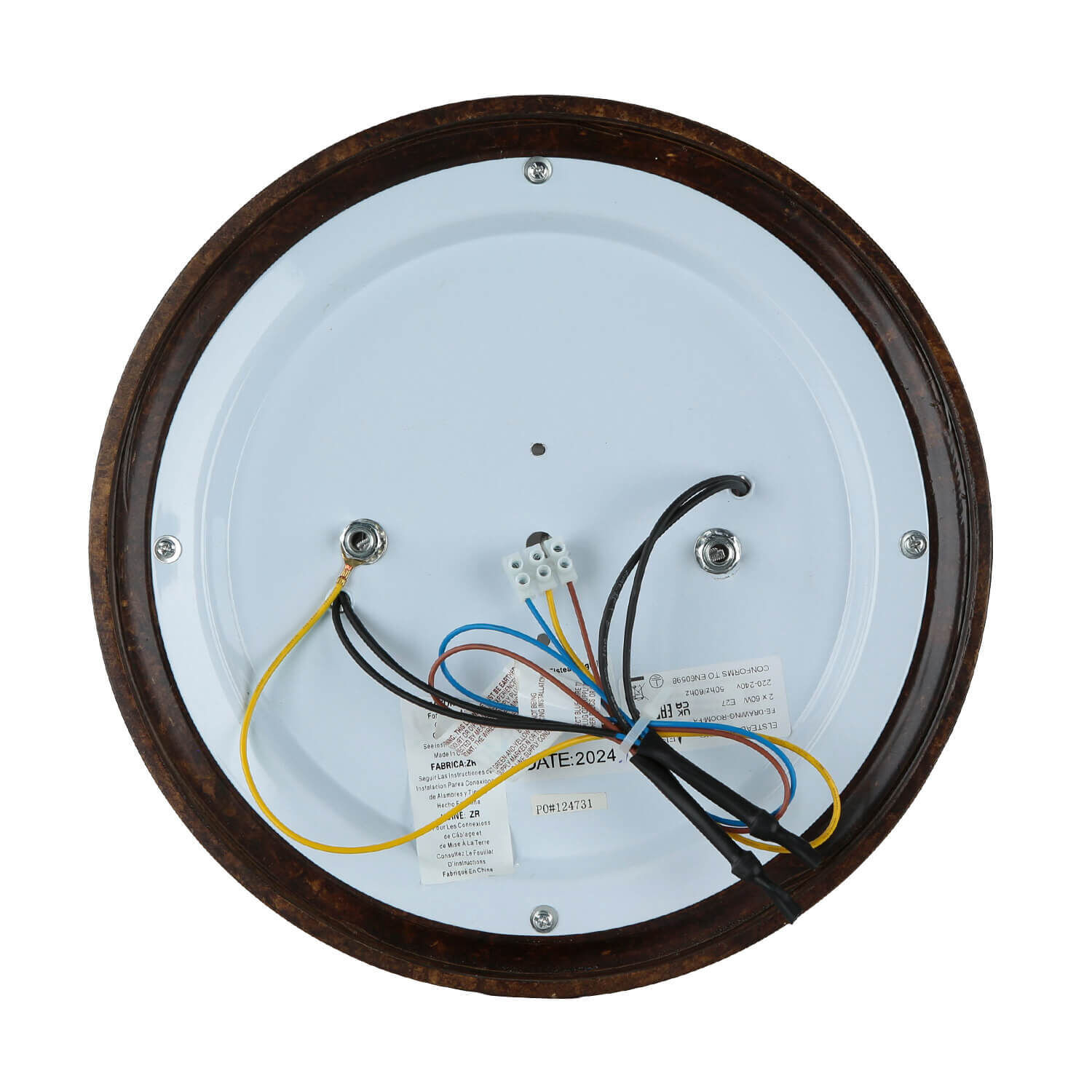 Deckenleuchte ANABELL 1 Creme Ø33cm Landhaus Lampe Teller