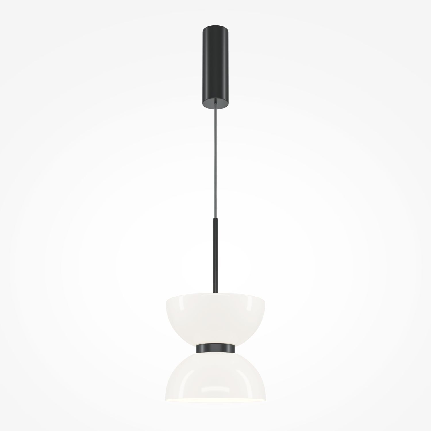 Suspension métal verre LED Ø 22 cm H : max. 350 cm