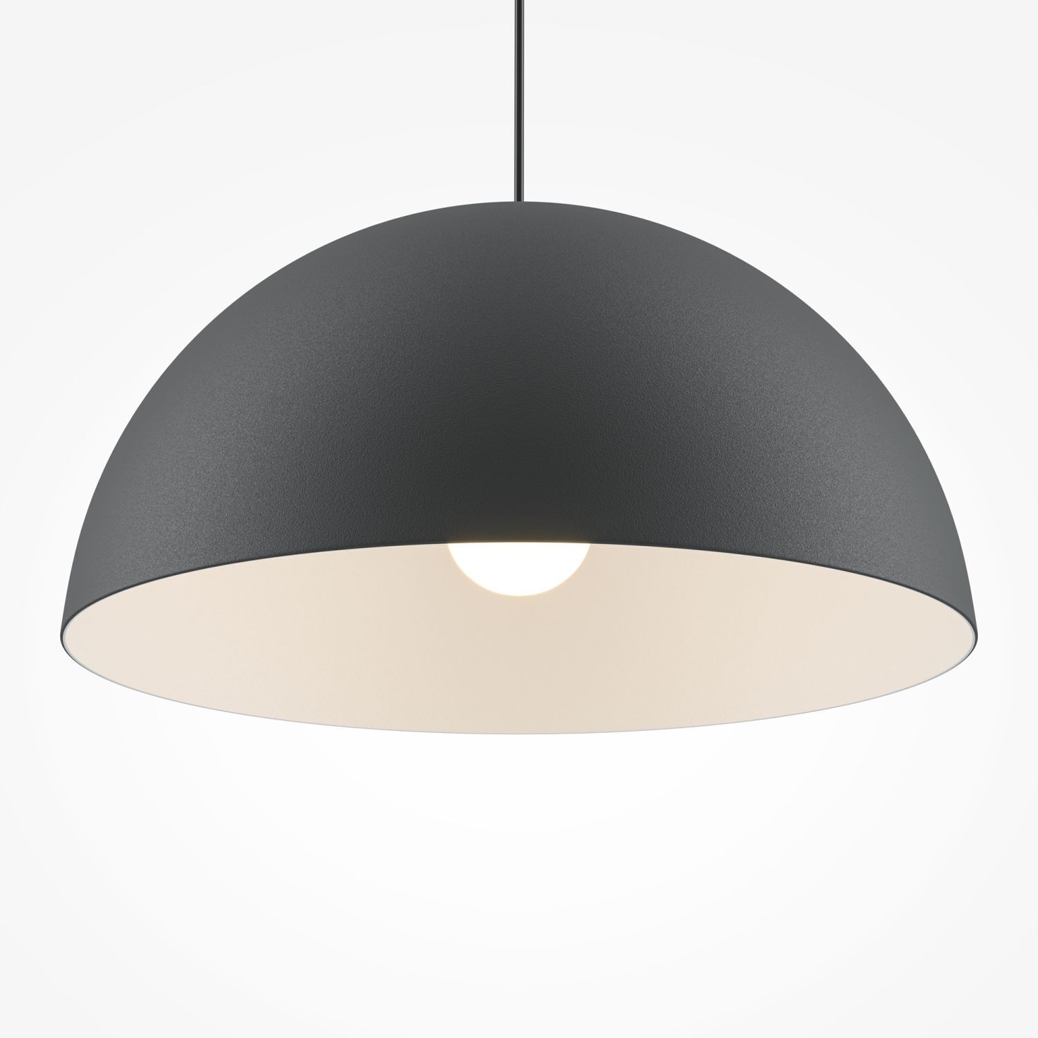 Lampe à suspendre métal E27 D : 35 cm rond H : max. 320 cm