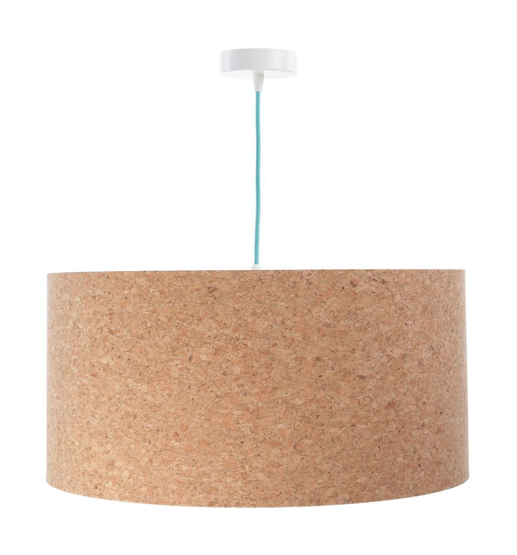 Suspension E27 Ø 50 cm rond Abat-jour liège