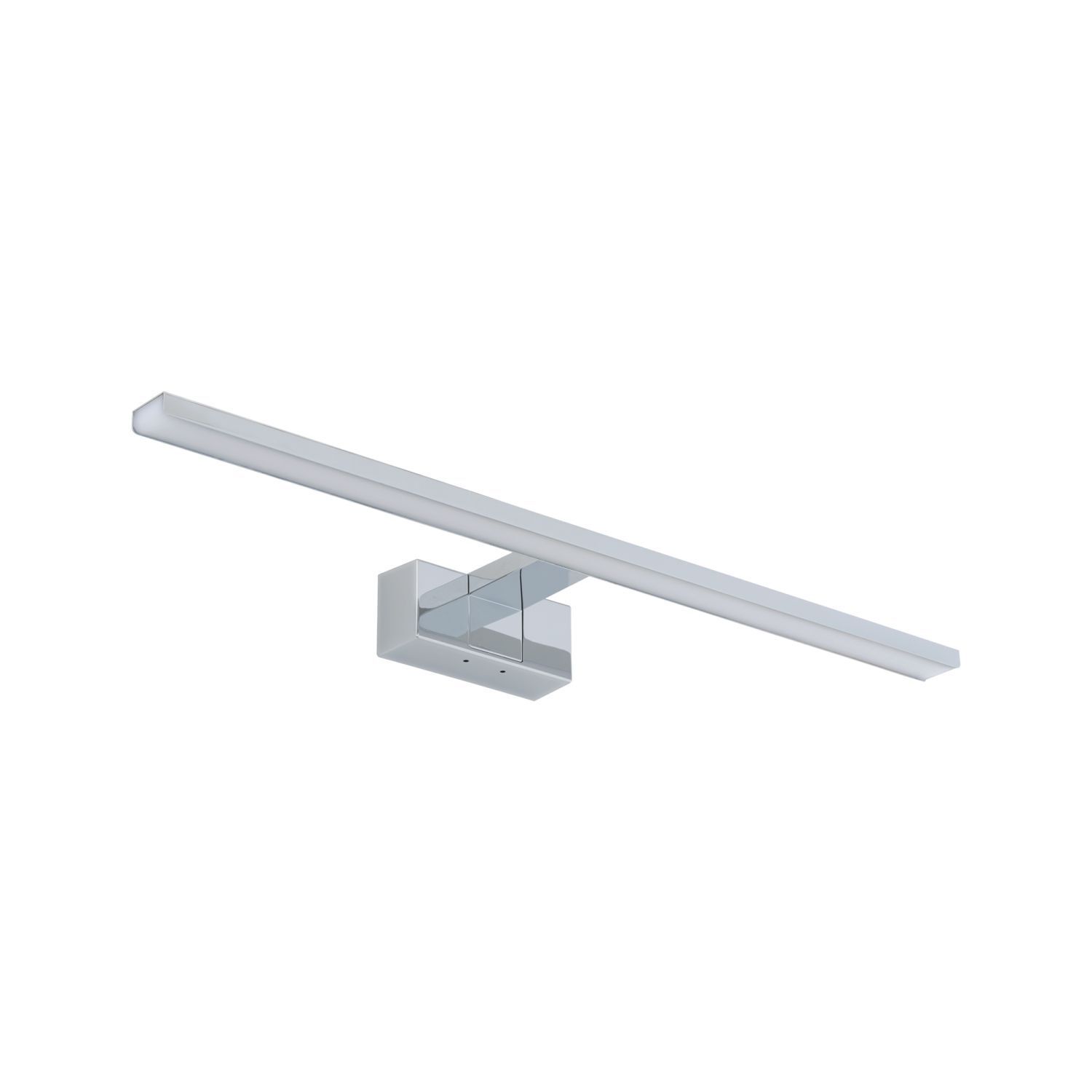 Lampe à miroir LED chrome IP44 3000 K 900 lm aluminium