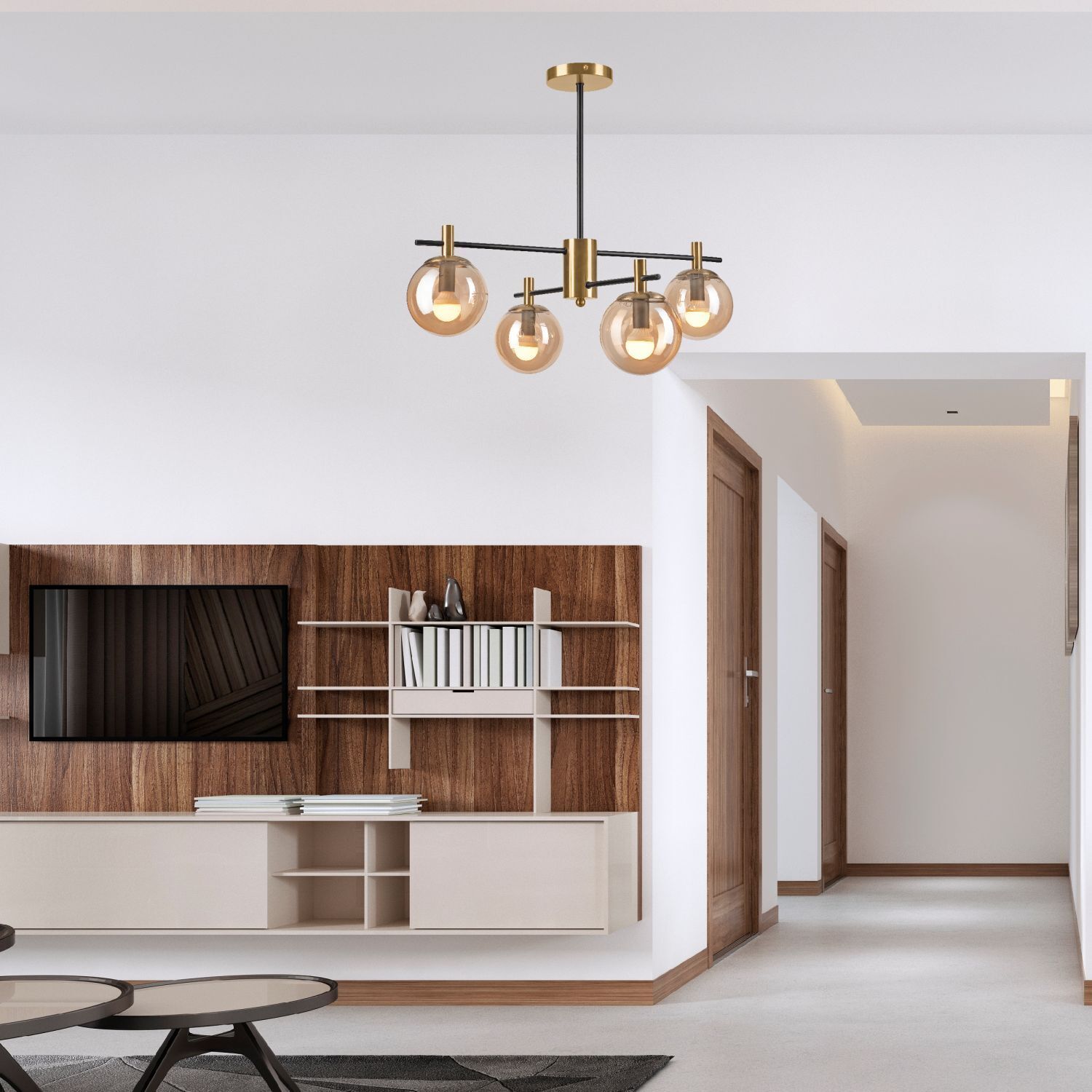 Drinnen, Innenarchitektur, Kronleuchter, Lampe