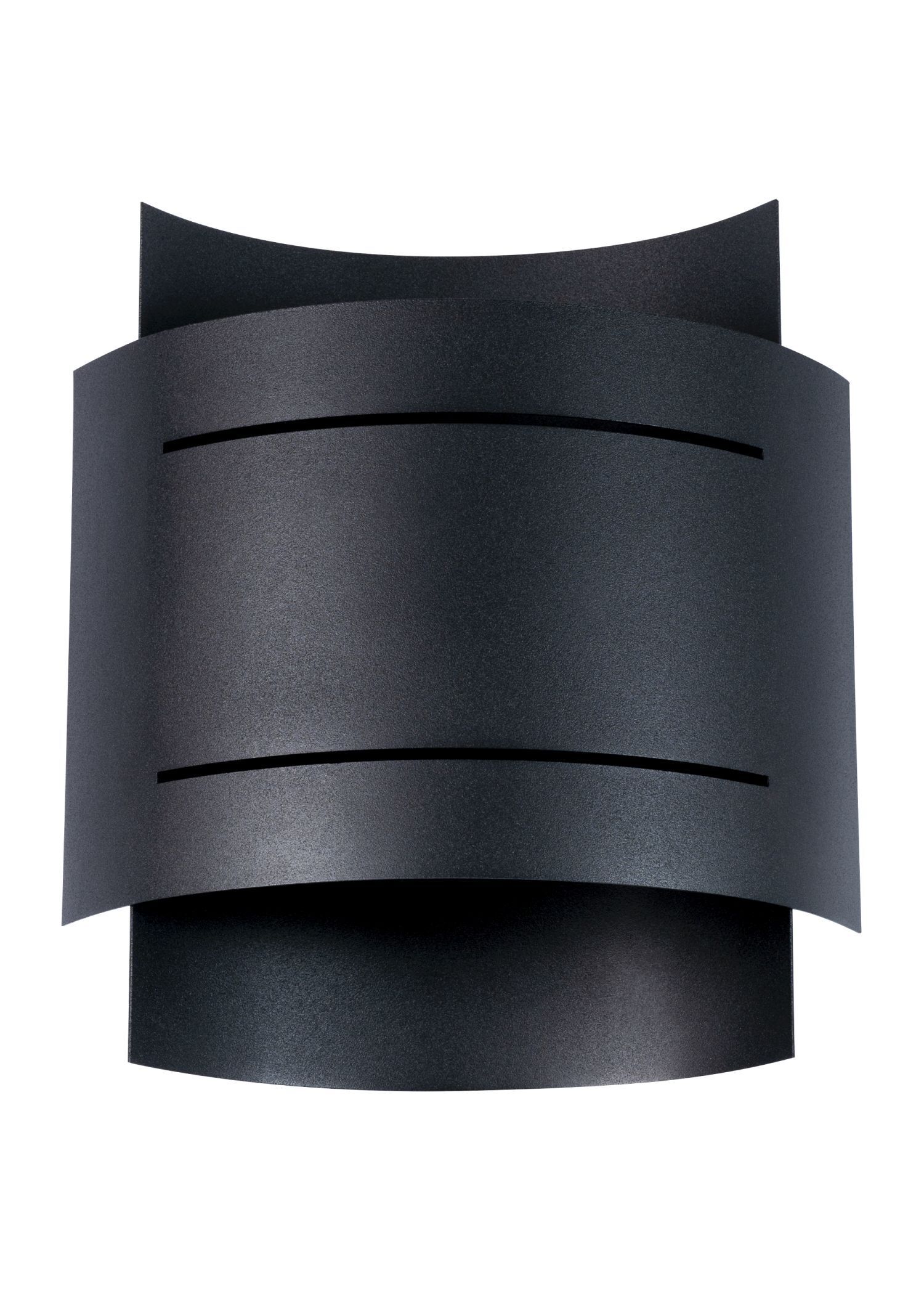 Applique intérieure noir métal Up Down lumière indirecte