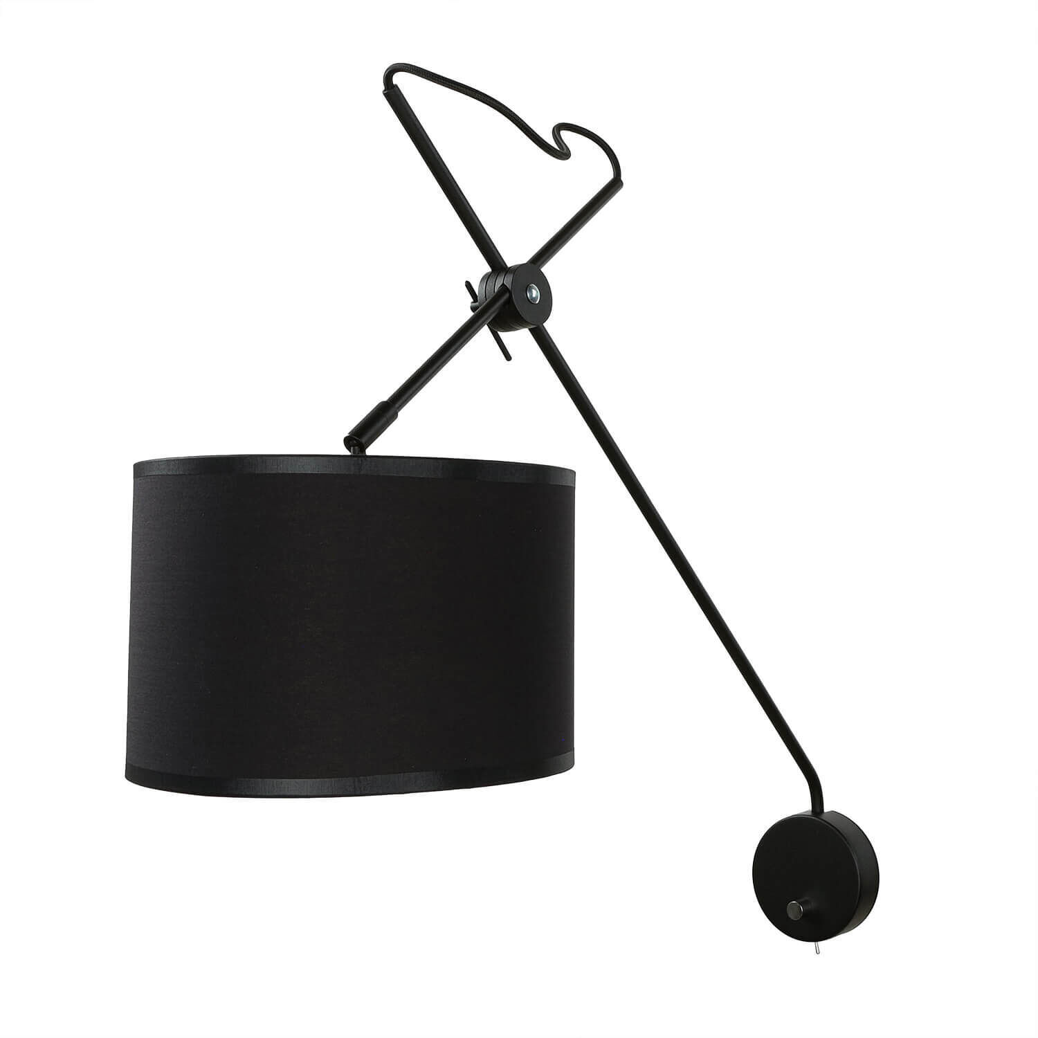 Applique avec interrupteur noir or VIPER flexible Lampe, Lampenschirm