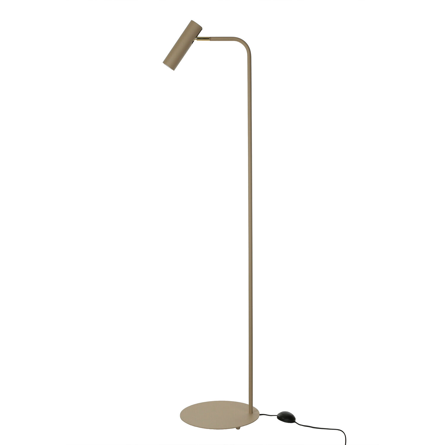 Lampadaire en métal GU10 ajustable 159 cm en beige or