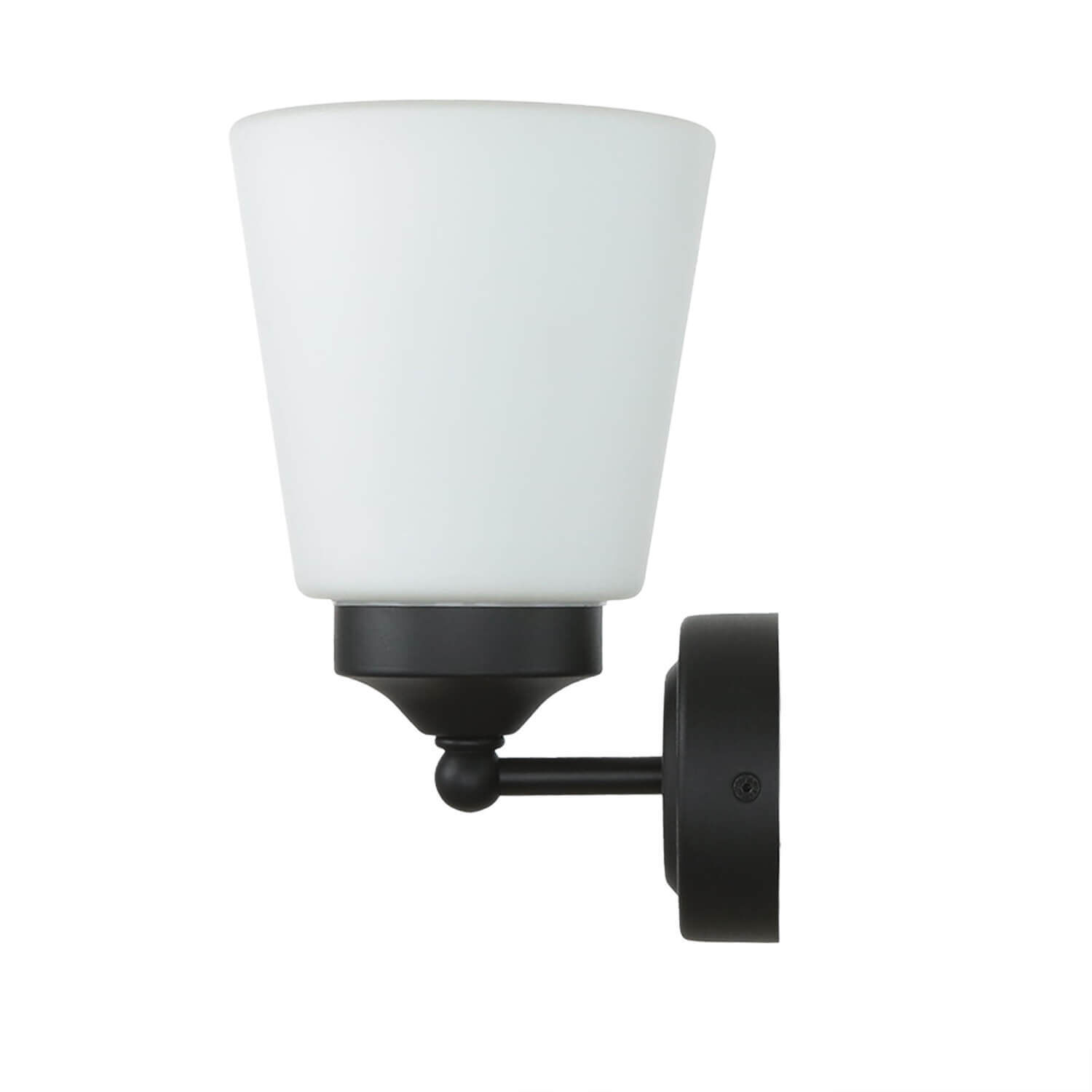 Applique salle de bain blanc noir métal IP44 Lampe, Leuchte