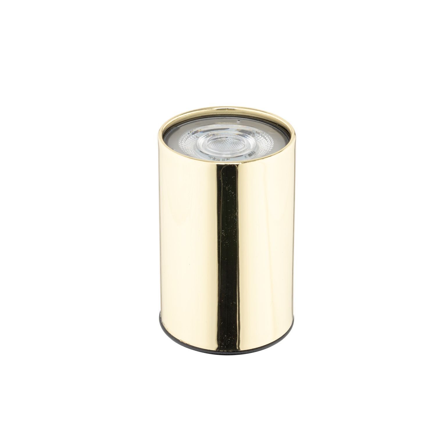 Plafonnier en métal doré GU10 Ø 5 cm H : 8 cm petit modèle apparent