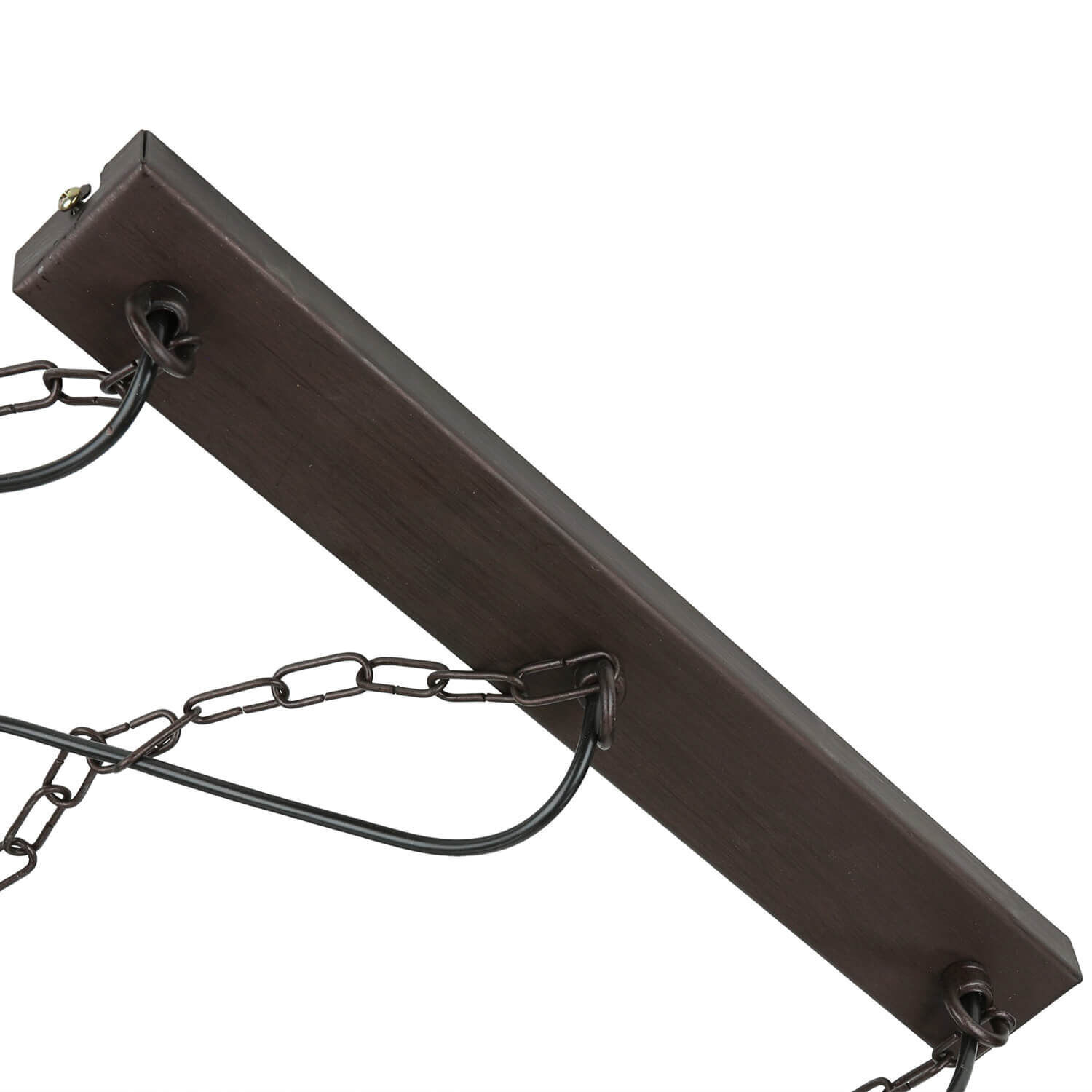 Grande lampe à suspendre 3xE27 L:72cm bois véritable HAKON