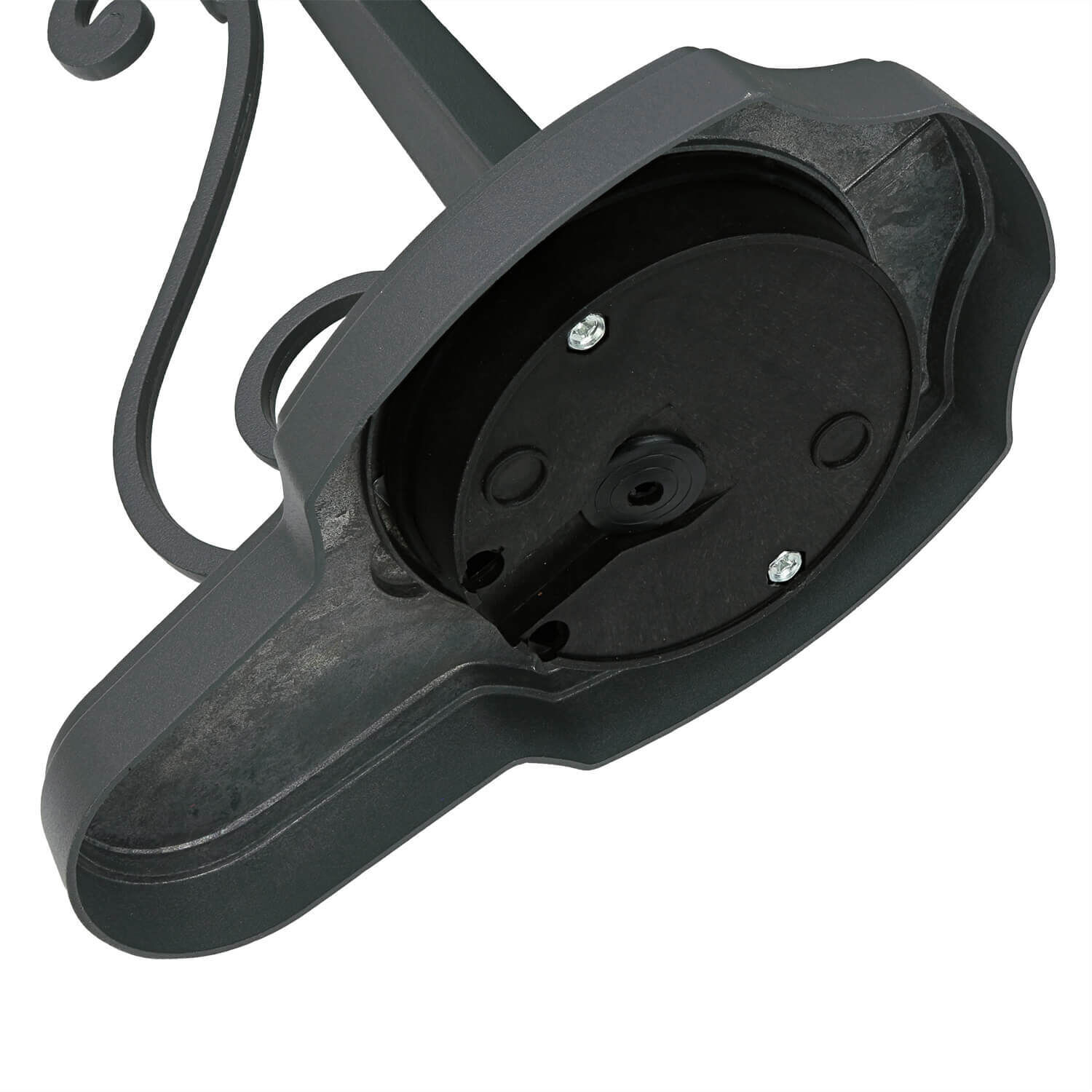 Lampe d'extérieur Rustikal E27 Gris Verre Alu H : 54 cm IP23 Lampe d'extérieur Rustikal E27 Gris Verre Alu H : 54 cm IP23