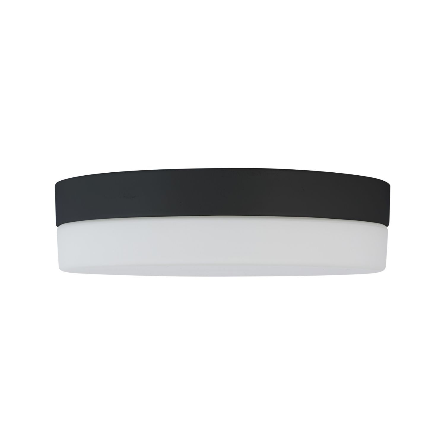 Lampe de salle de bain plafond IP44 salle de bain Ø 29 cm rond blanc noir