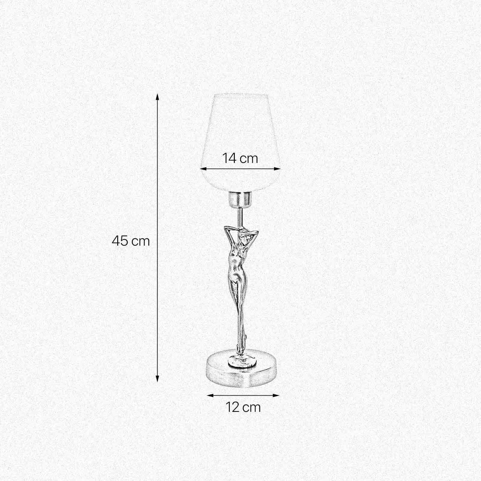 Tischleuchte Glas Echt-Messing Handarbeit Klassisch Lampe, Tischlampe, Glas