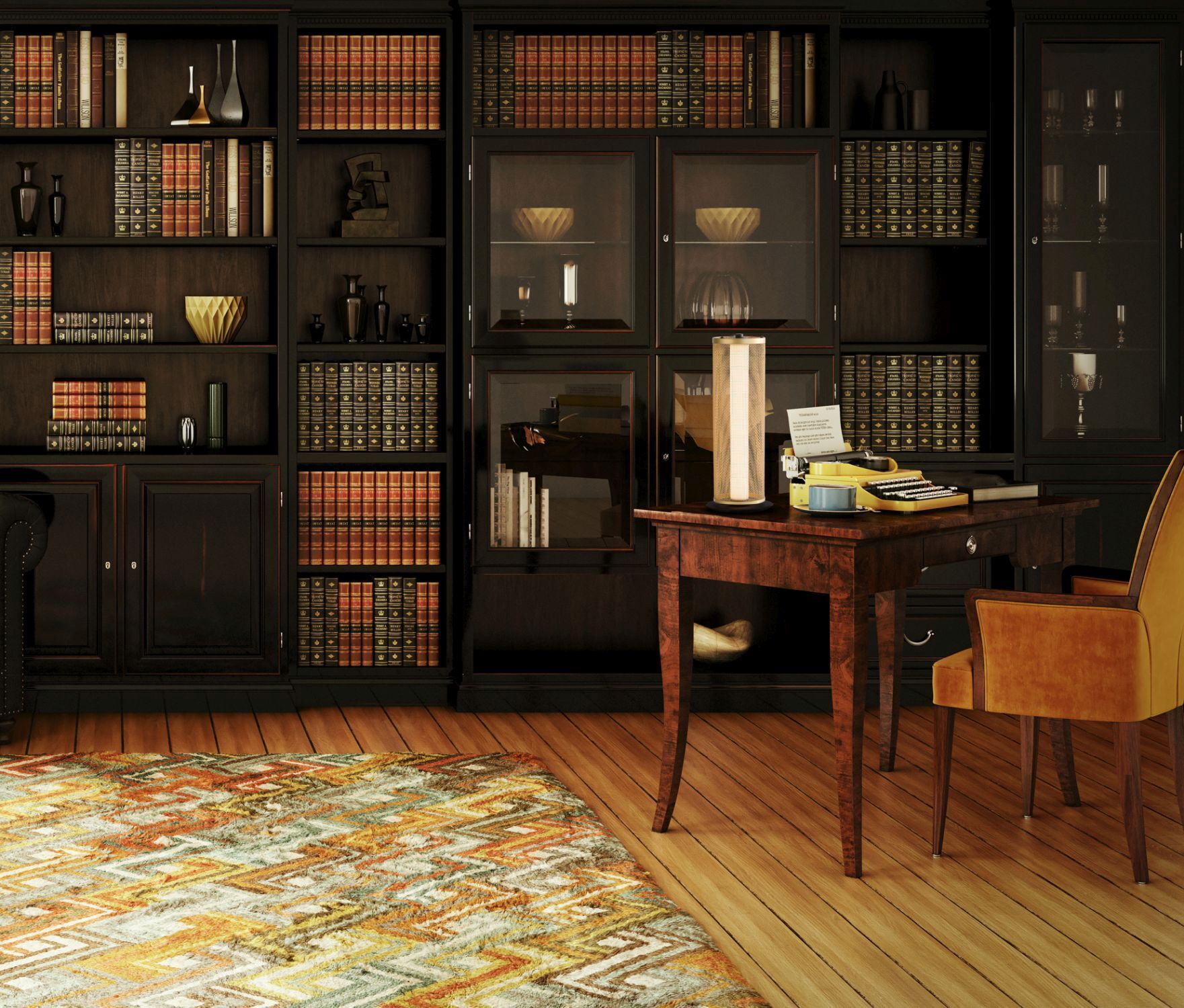 Holz, Hartholz, Mobiliar, Bücherschrank, Innenarchitektur