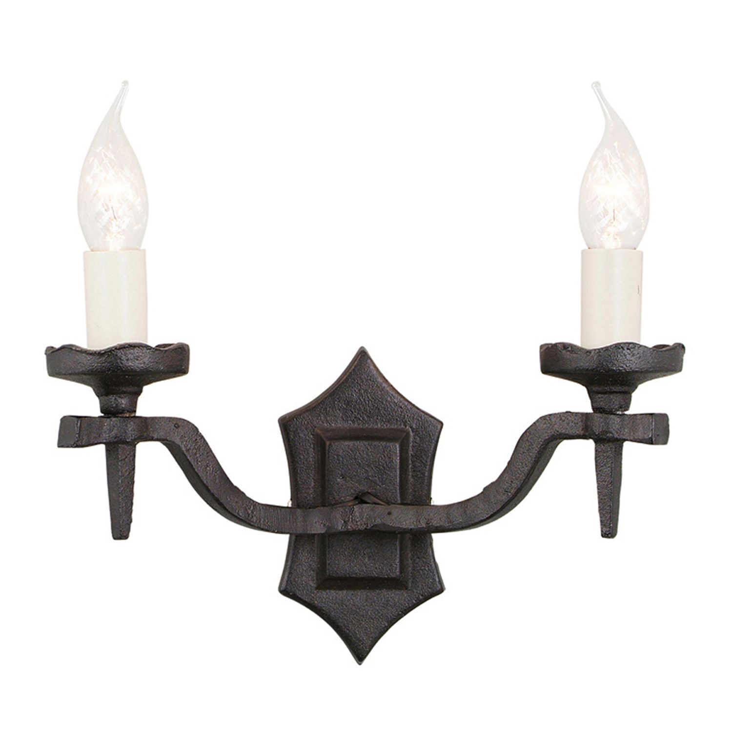 Applique en fer forgé CAMELOT 5 Noir Lampe