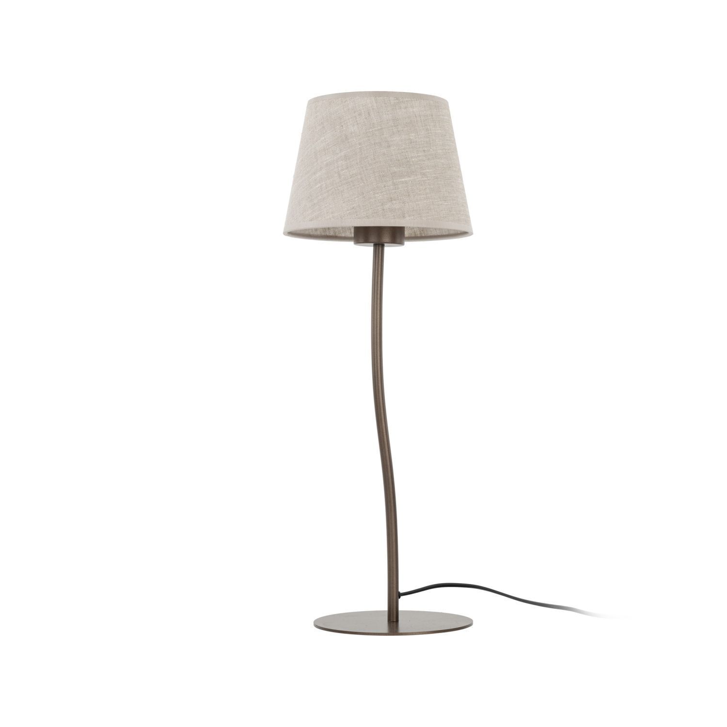 Lampe de table chambre d'enfant 37 cm métal tissu petit E27