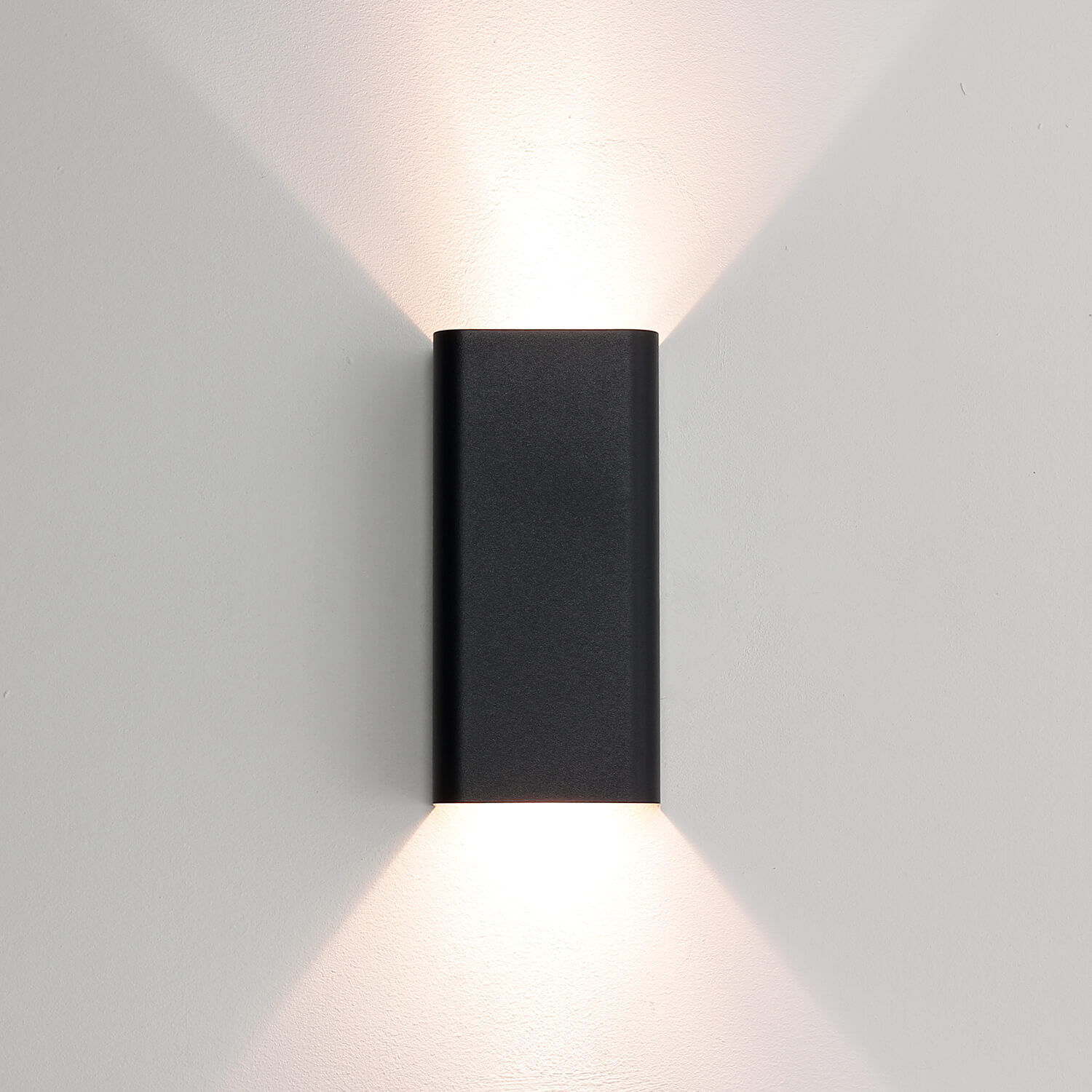 Up Down Wandleuchte BERGEN in Graphit 2-flmg Wandleuchte, Wandlampe, LED, schwarz, Wandlicht