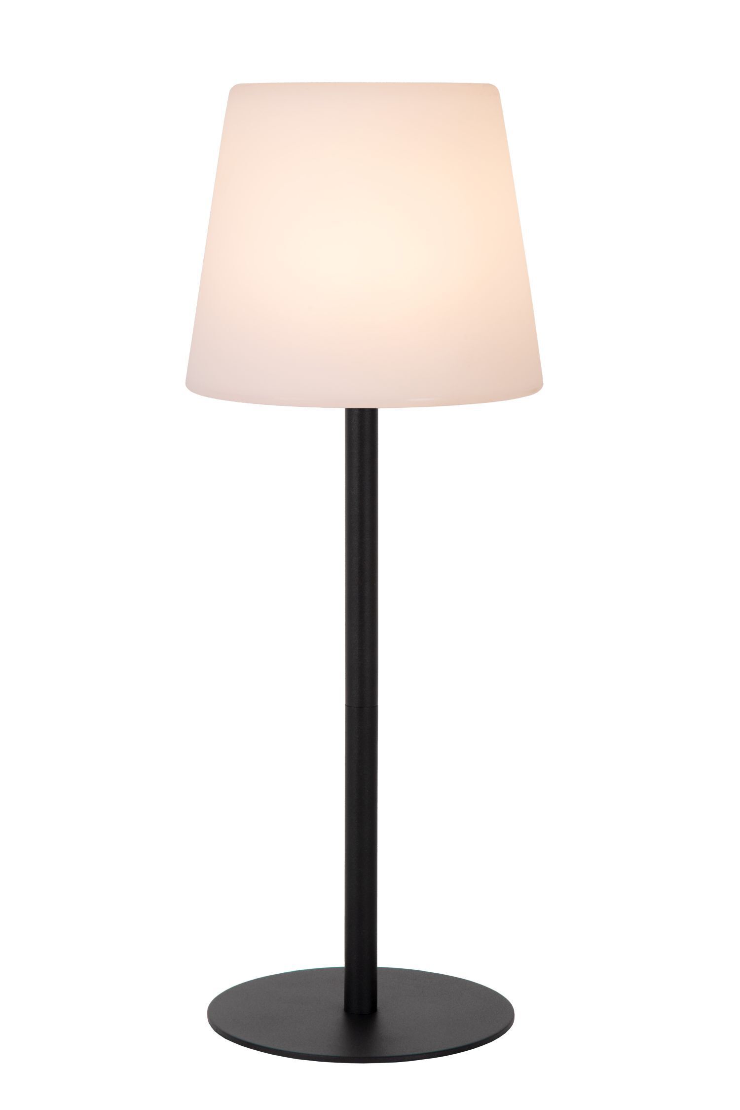 LED Tischlampe Akku 2700 K H:41 cm modern edel Lampe, Lampenschirm