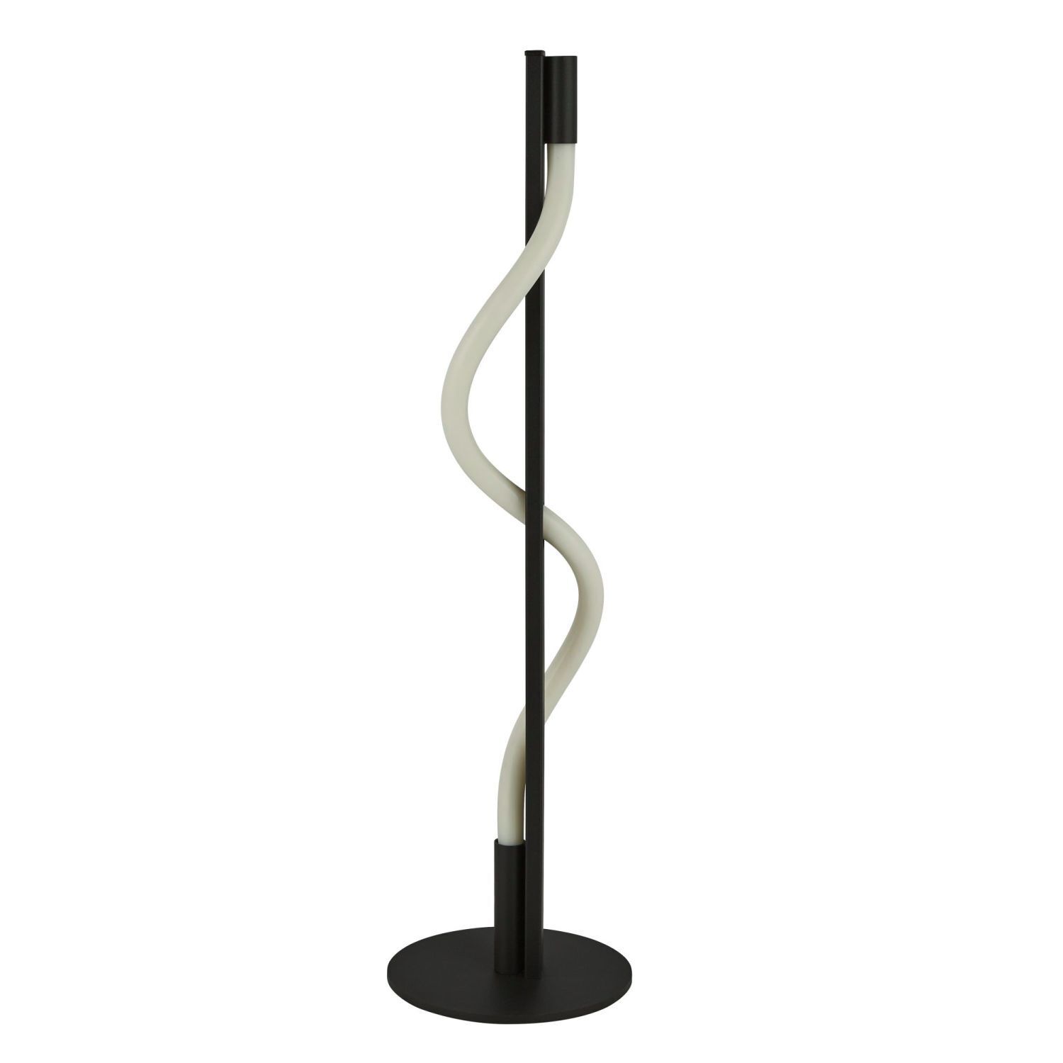 Lampe de table LED Touch 56 cm noir mat blanc