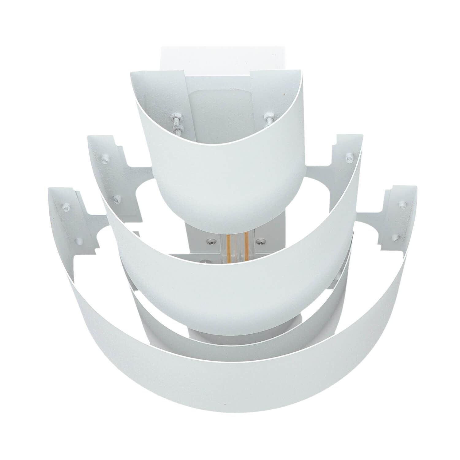 Applique murale noble Blanc Motif lumineux Moebel, Krippe, Bett für Säuglinge