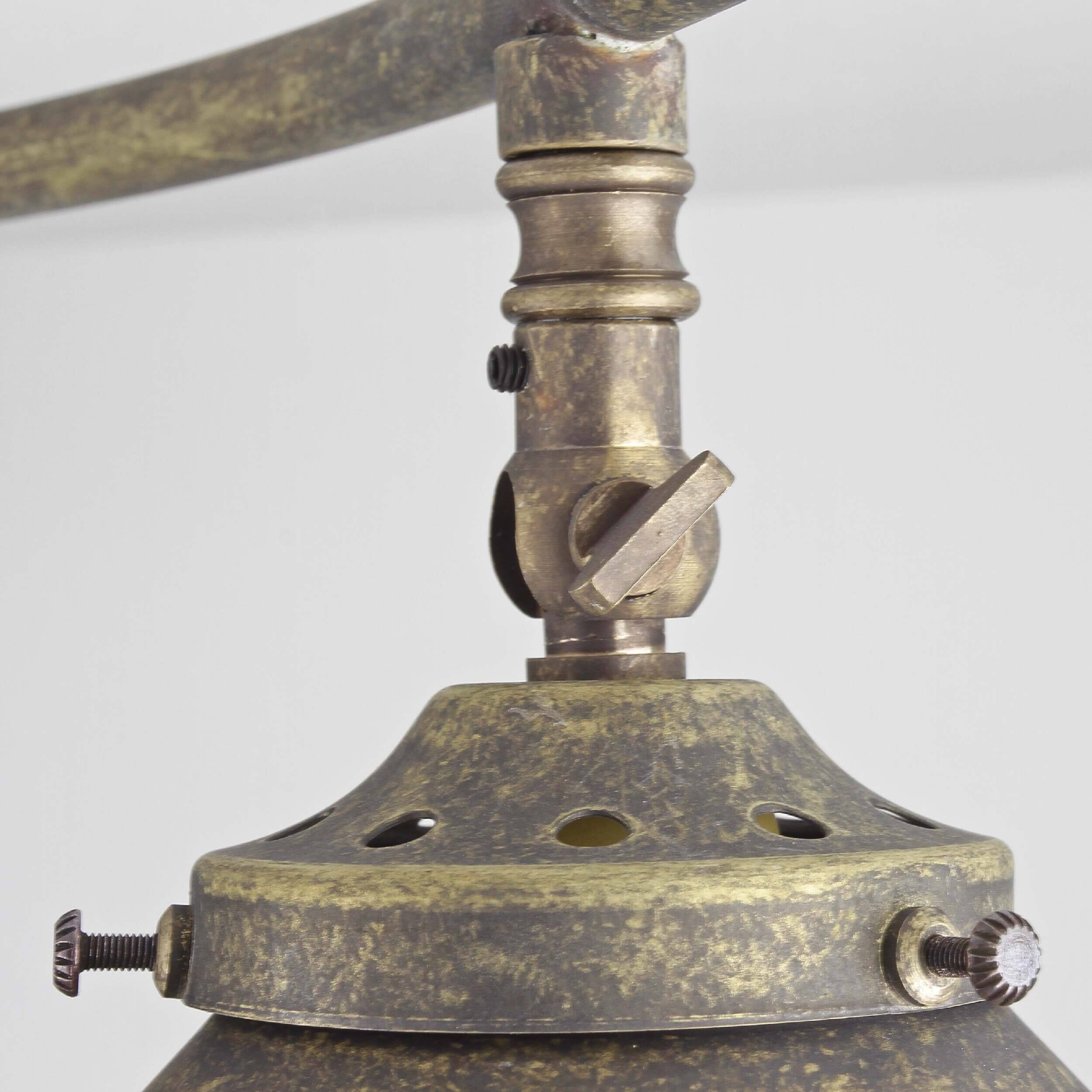 Plafonnier Laiton antique Vintage Réglable Bronze