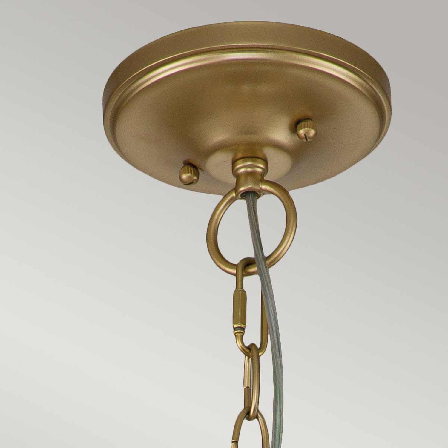 Suspension en métal 30,5 cm de large H : max. 246,4 cm 3x E14 Bronze, Deckenleuchte