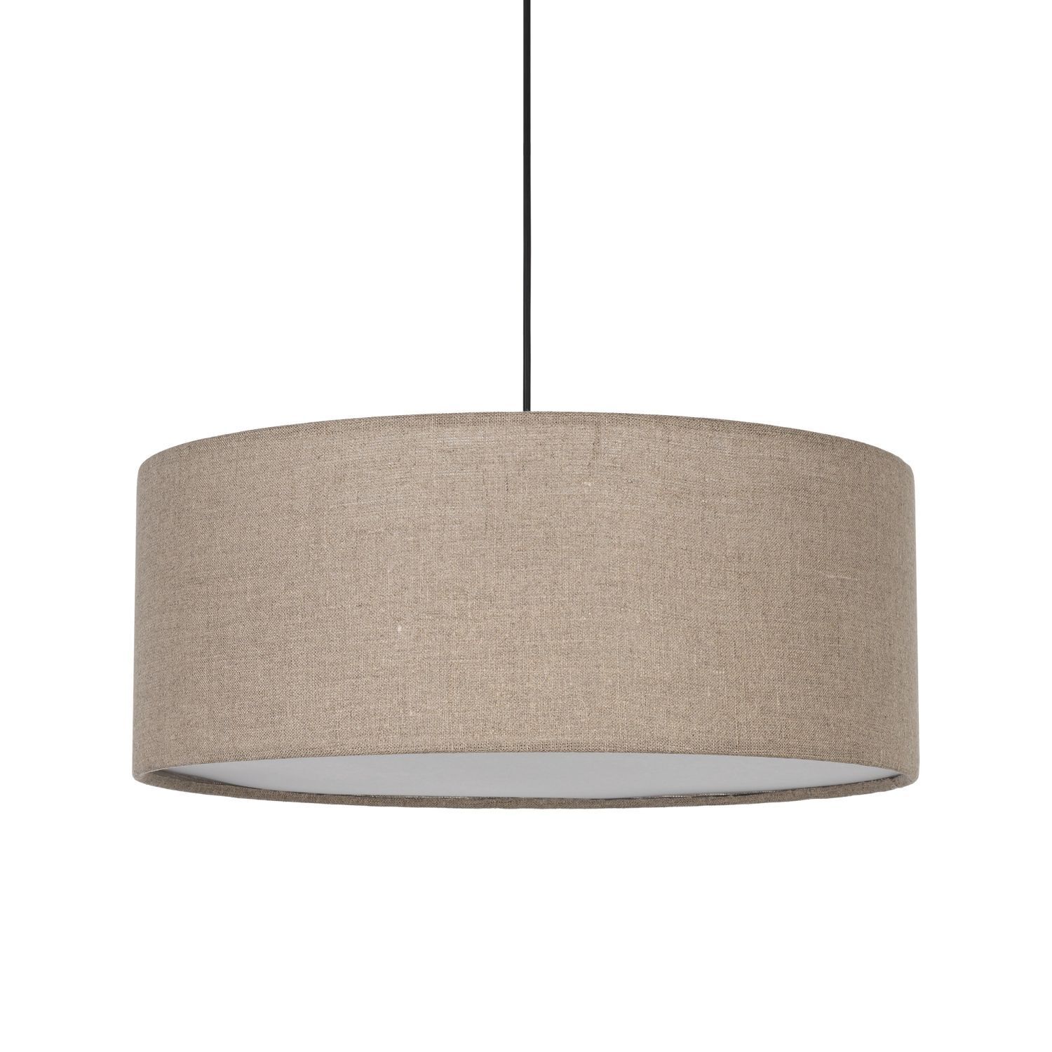 Suspension ronde Ø 50 cm H : max. 110 cm Jute 3x E27 Moderne