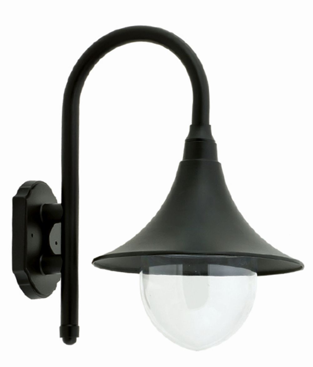 Applique extérieure Noir Aluminium IP43 Rustique