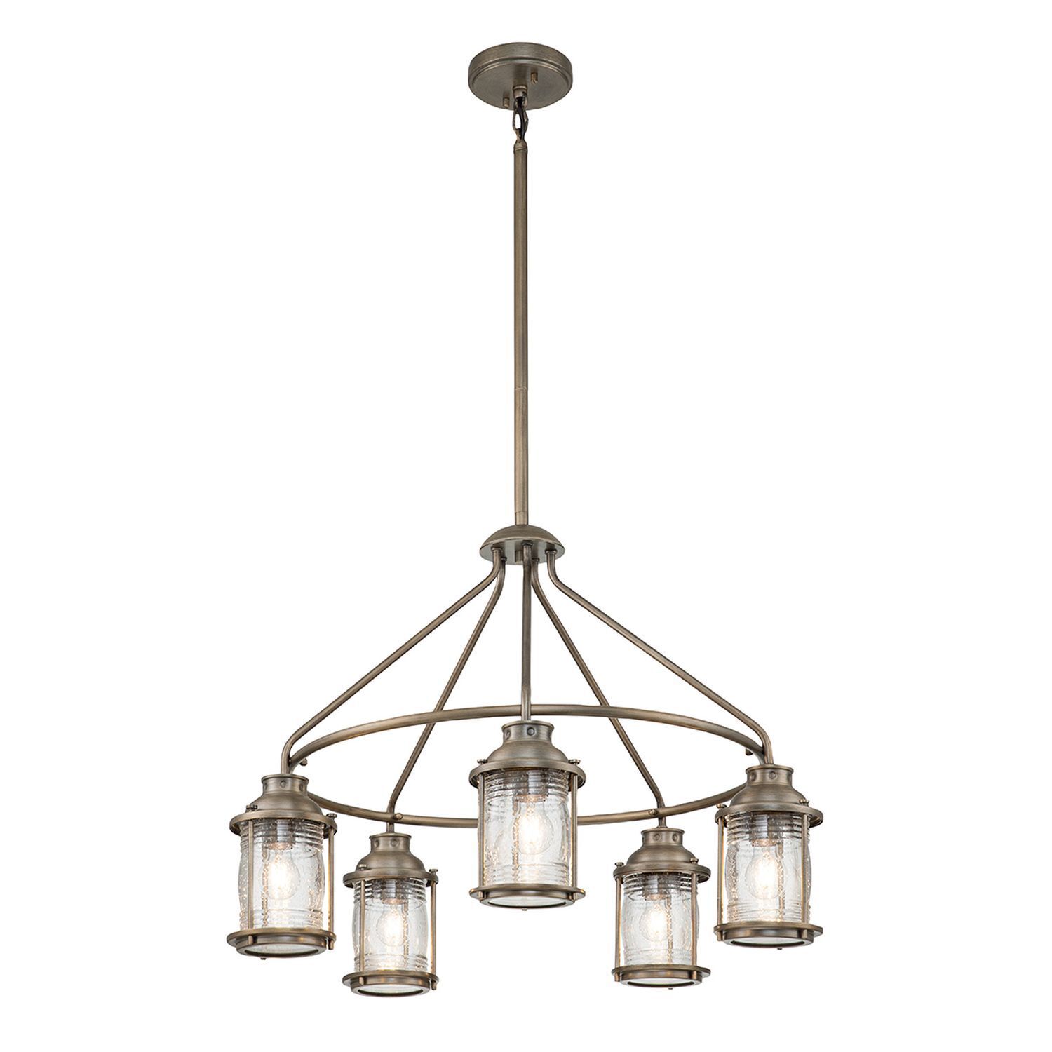Plafonnier extérieur réglable L : 62,5 cm 5x E27 IP44