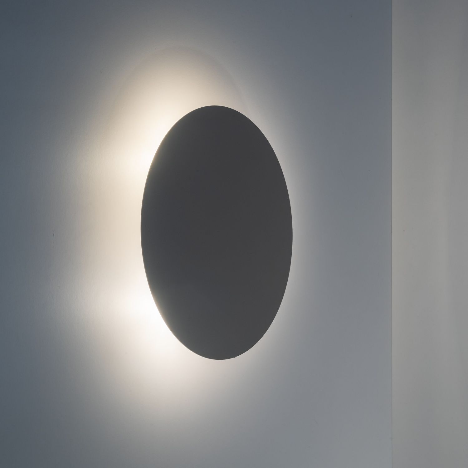 Wandlampe rund Ø 30 cm klein 3x G9 indirektes Licht Beige Nacht, Mond, Himmel, Sphäre, Sonnenfinsternis