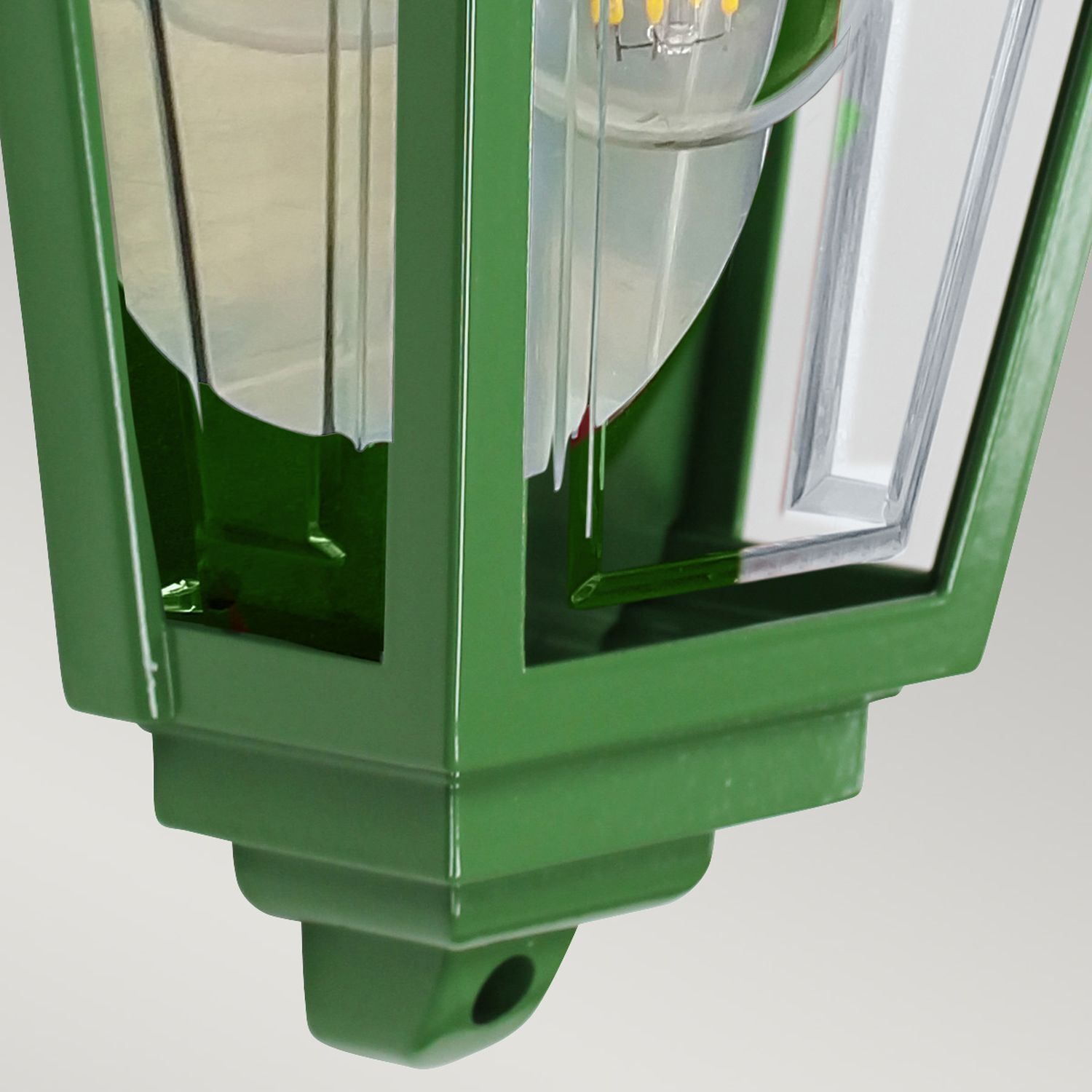Lampe d'extérieur Mur Rustique IP44 H : 32,5 cm E27 Vert