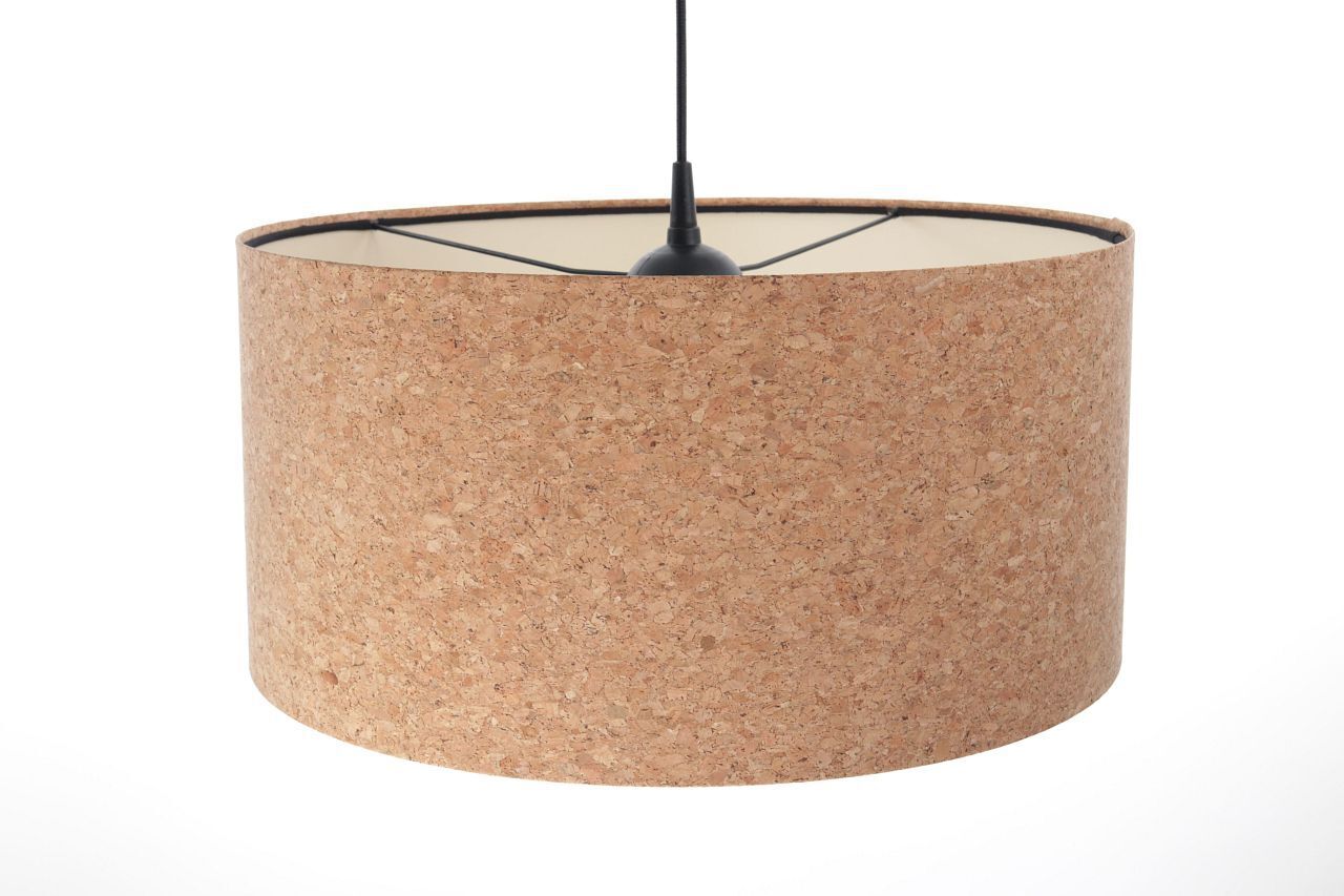 Lampe à suspendre Salle à manger Naturel Noir Liège Ø 40 cm E27 Moderne