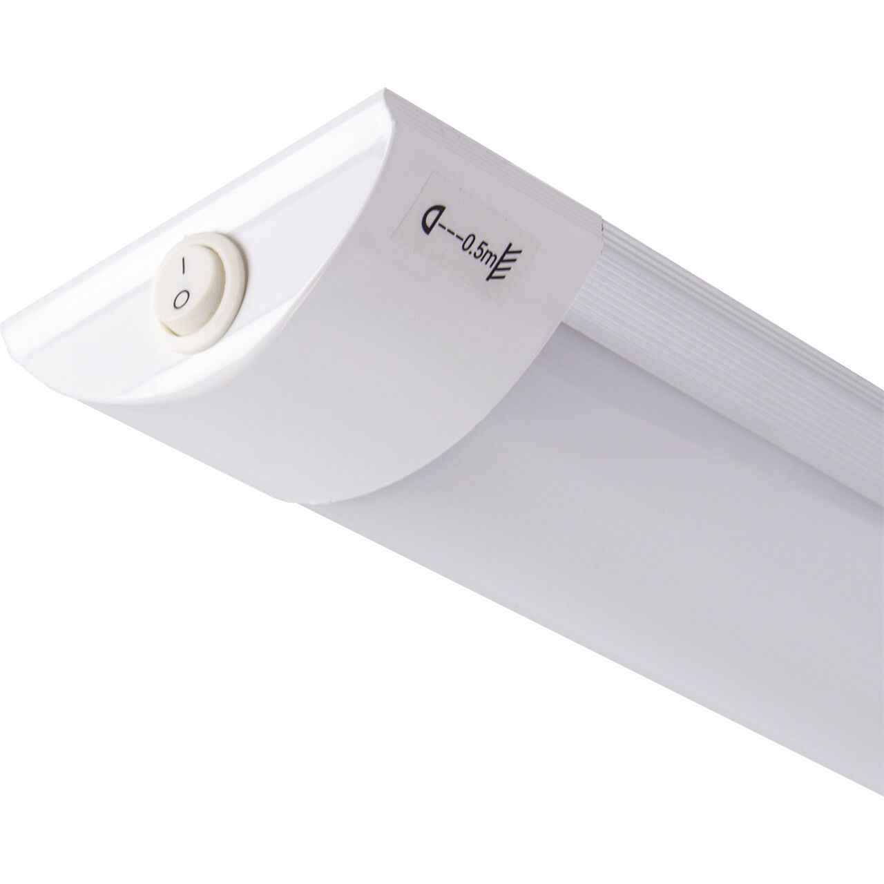 Luminaire d'agencement LED avec interrupteur L : 60 cm IP42 Blanc 4000 K