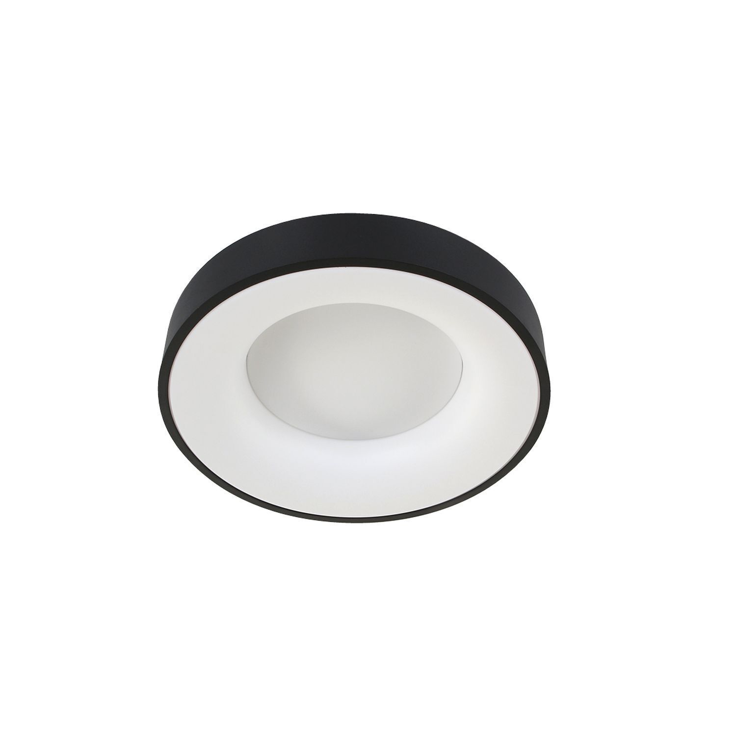 Plafonnier rond à LED Noir Blanc Ø38 cm 30 W 2700 K