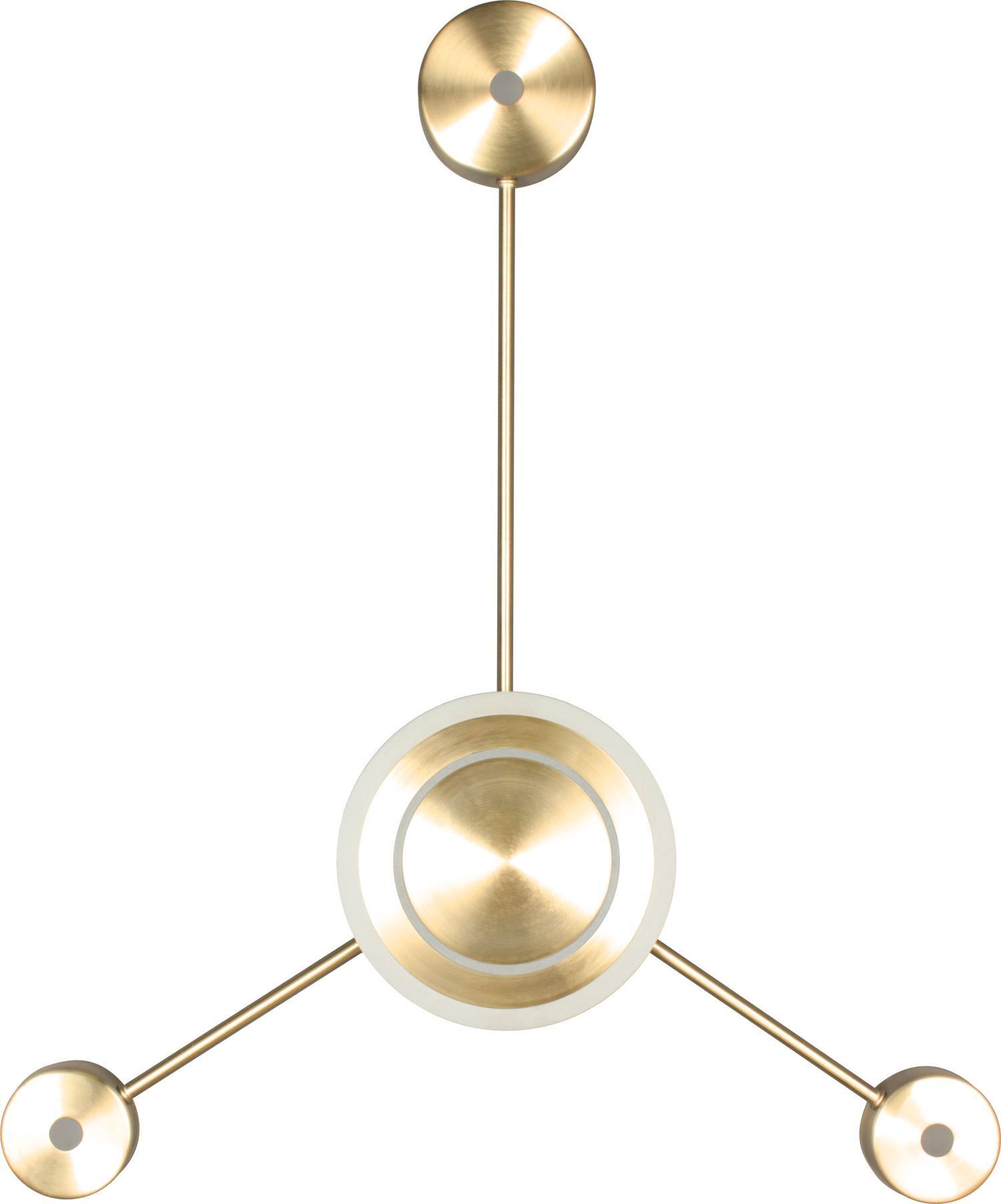 Applique LED aluminium dimmable H:53 cm 3000 K or