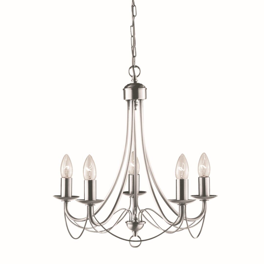 Lustre en argent 5-flmg.