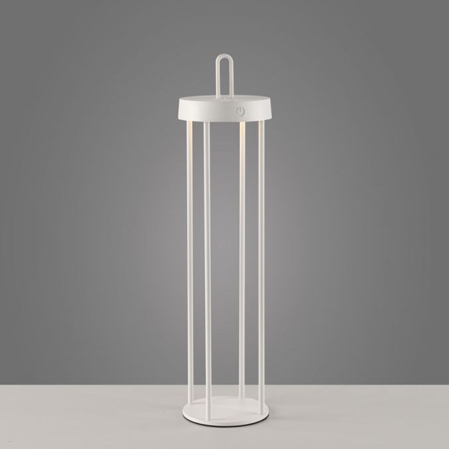 Lampe de table LED rechargeable métal dimmable IP44 2700 K blanc Lampe, Zylinder