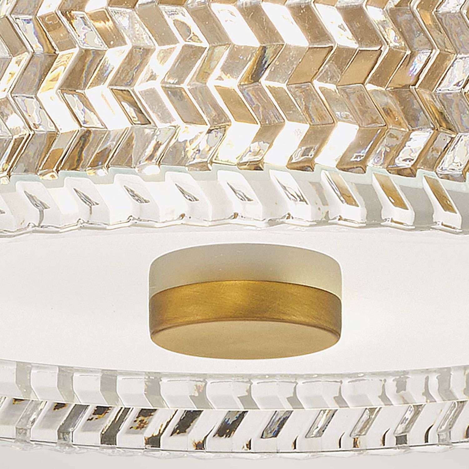 Lampe de plafonnier E27 cristal rond D : 30,5 cm en laiton antique Deckenleuchte, Klebeband