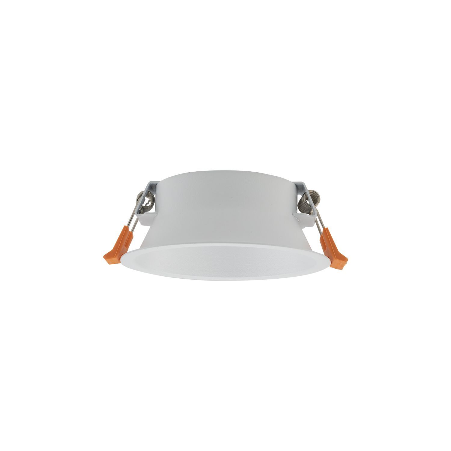 Spot encastré blanc GX53 métal Ø 12 cm petit rond plafond