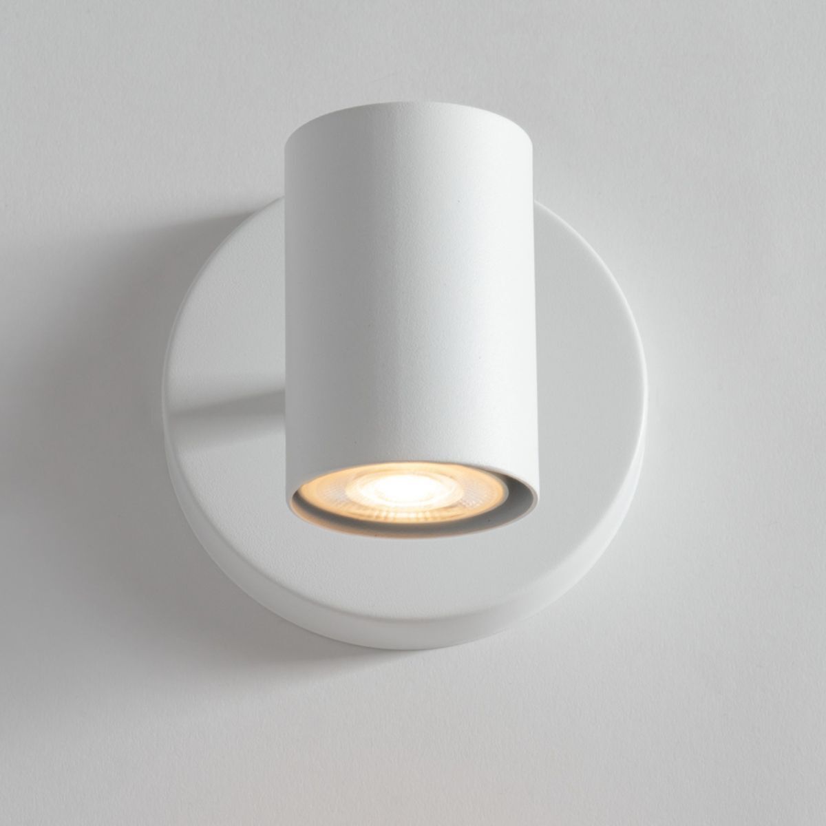 Applique blanche Métal Cylindre L:10 cm GU10 étroit
