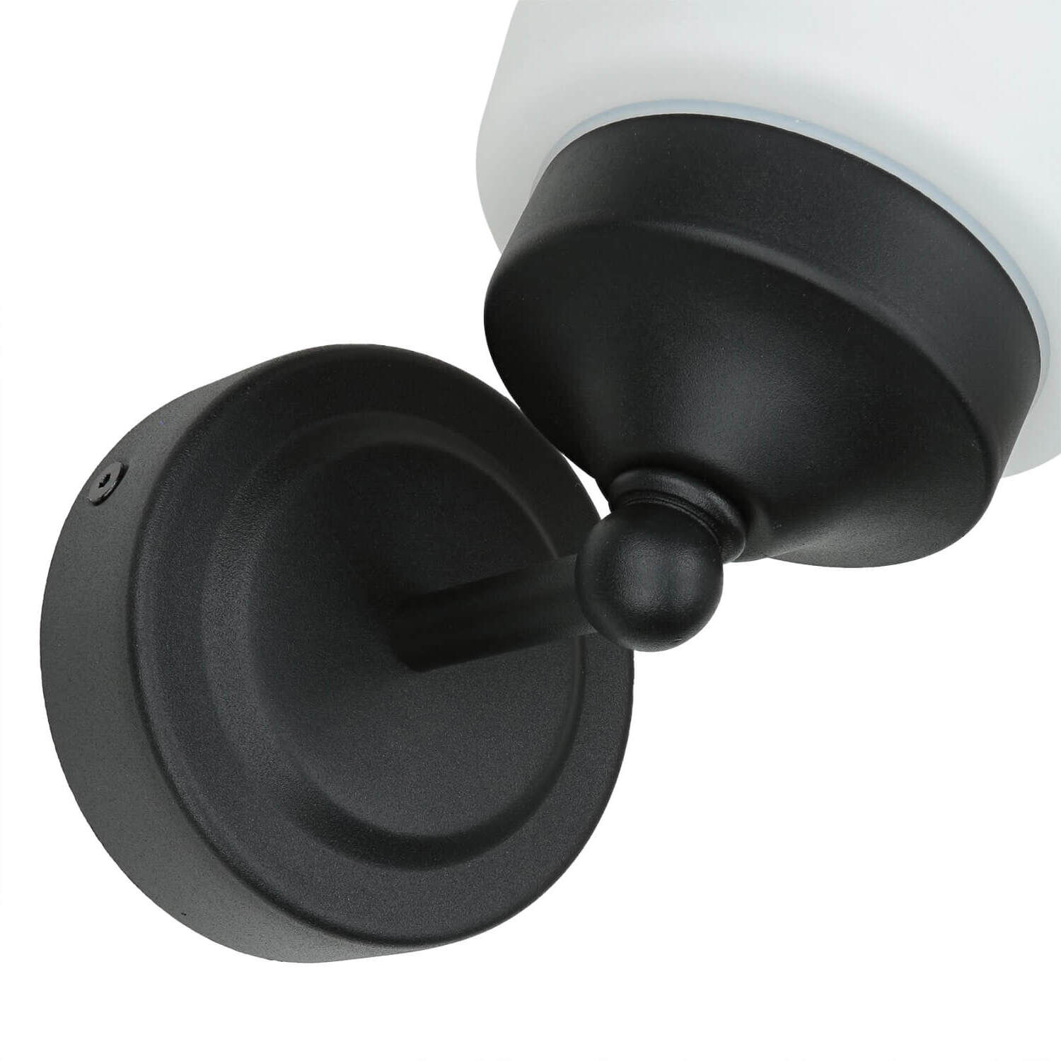 Applique salle de bain blanc noir métal IP44 Elektronik, Gerät, Deckenventilator, Elektrisches Gerät